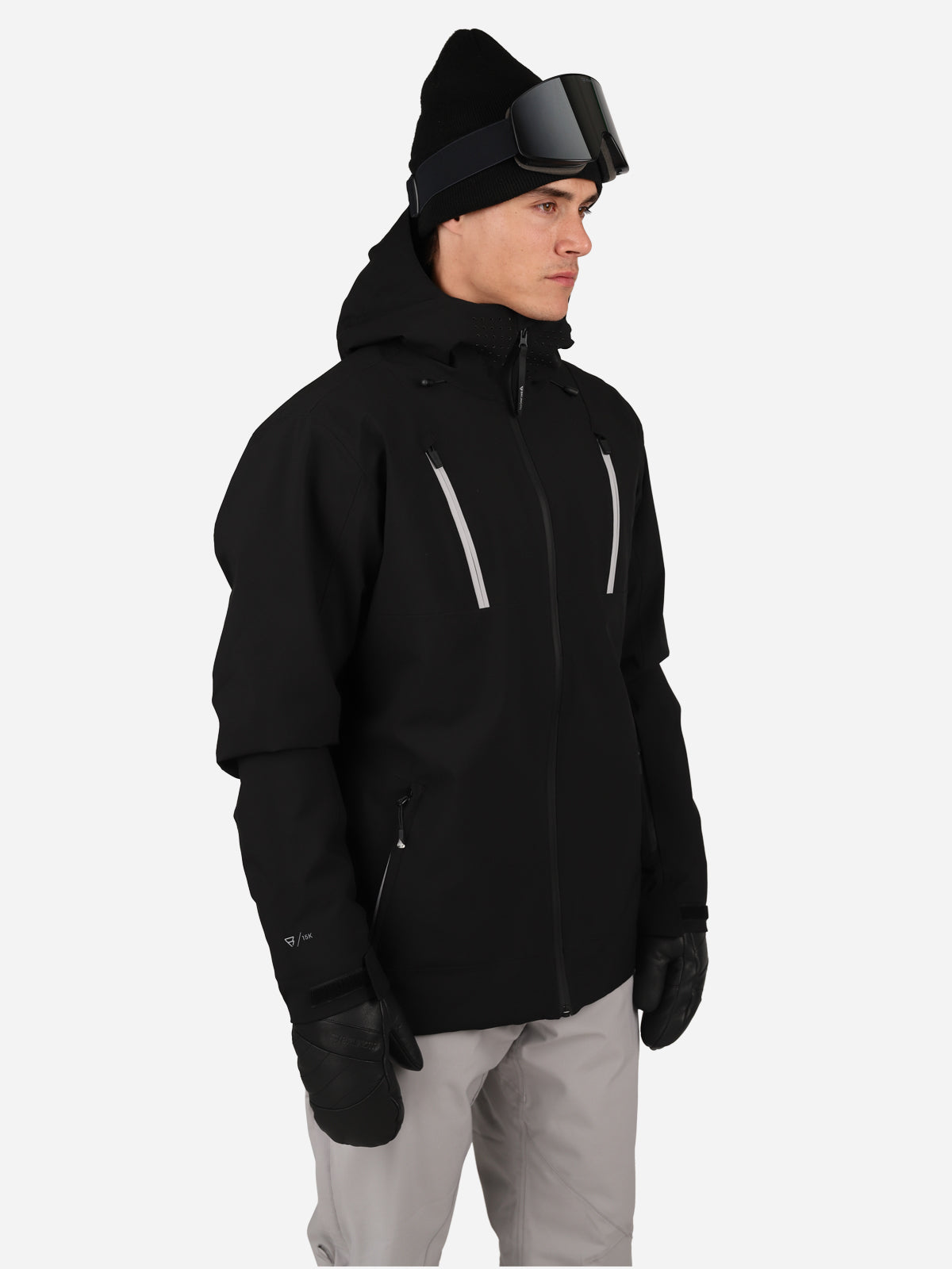 Morrow Heren Ski Jas | Zwart