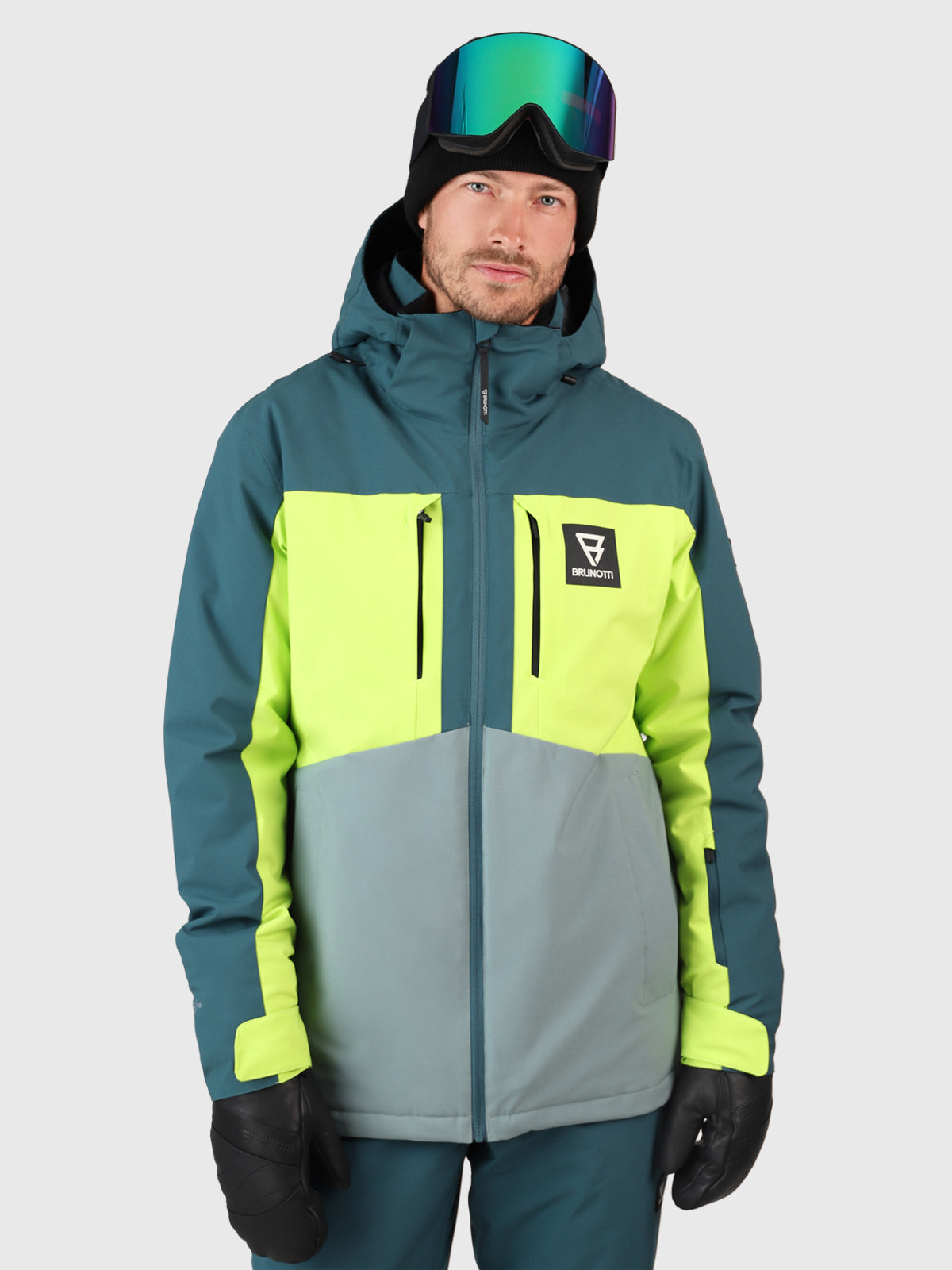 Aratin Men Snow Jacket | Fuel Green