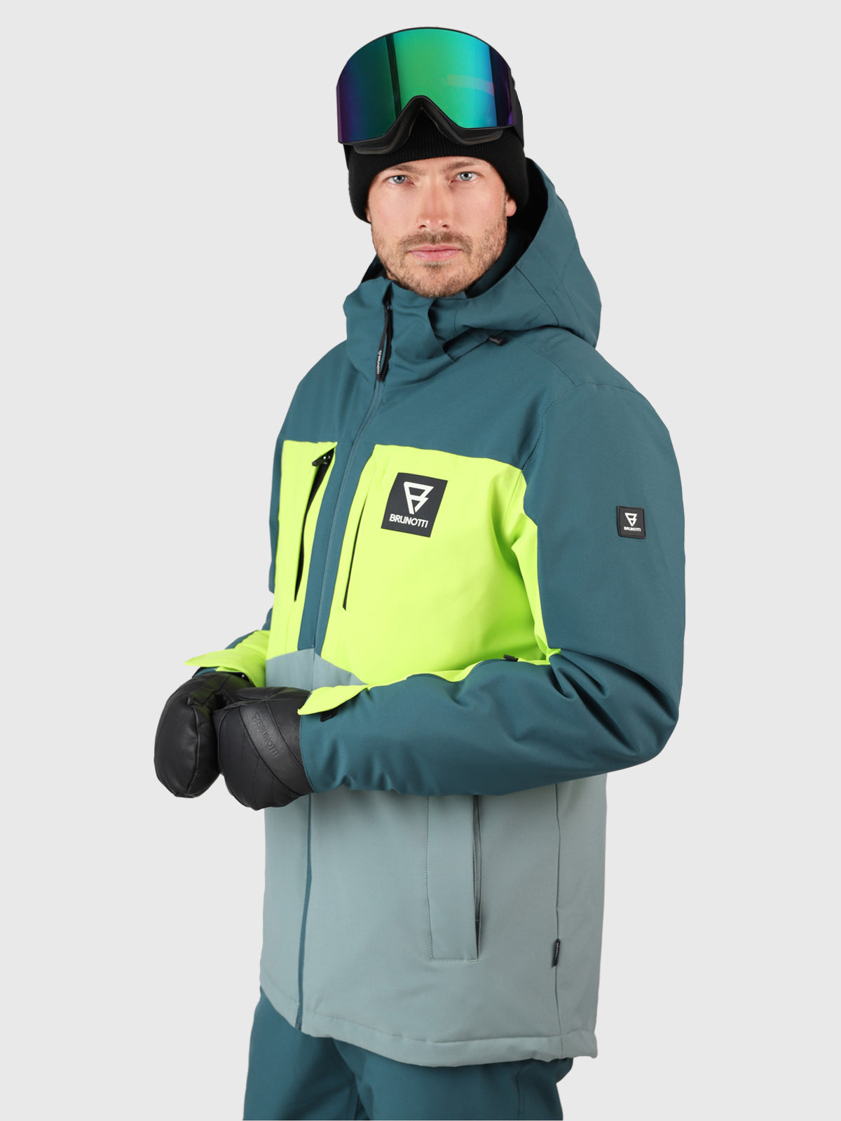 Aratin Men Snow Jacket | Fuel Green