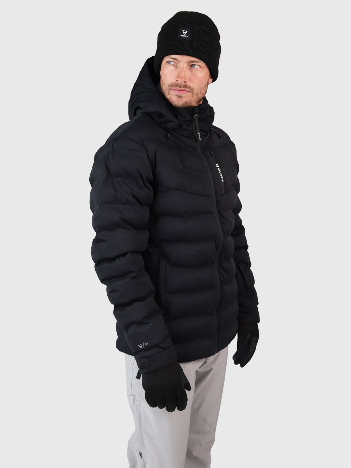 Sanclair Men Puffer Snow Jacket | Black