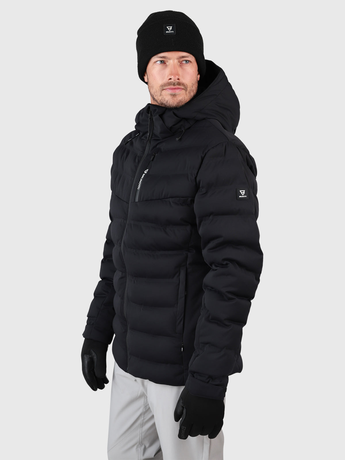 Sanclair Men Puffer Snow Jacket | Black