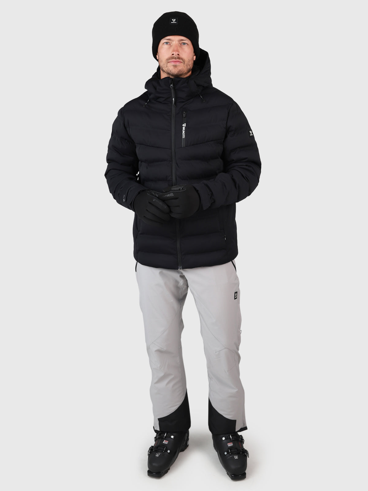 Sanclair Men Puffer Snow Jacket | Black