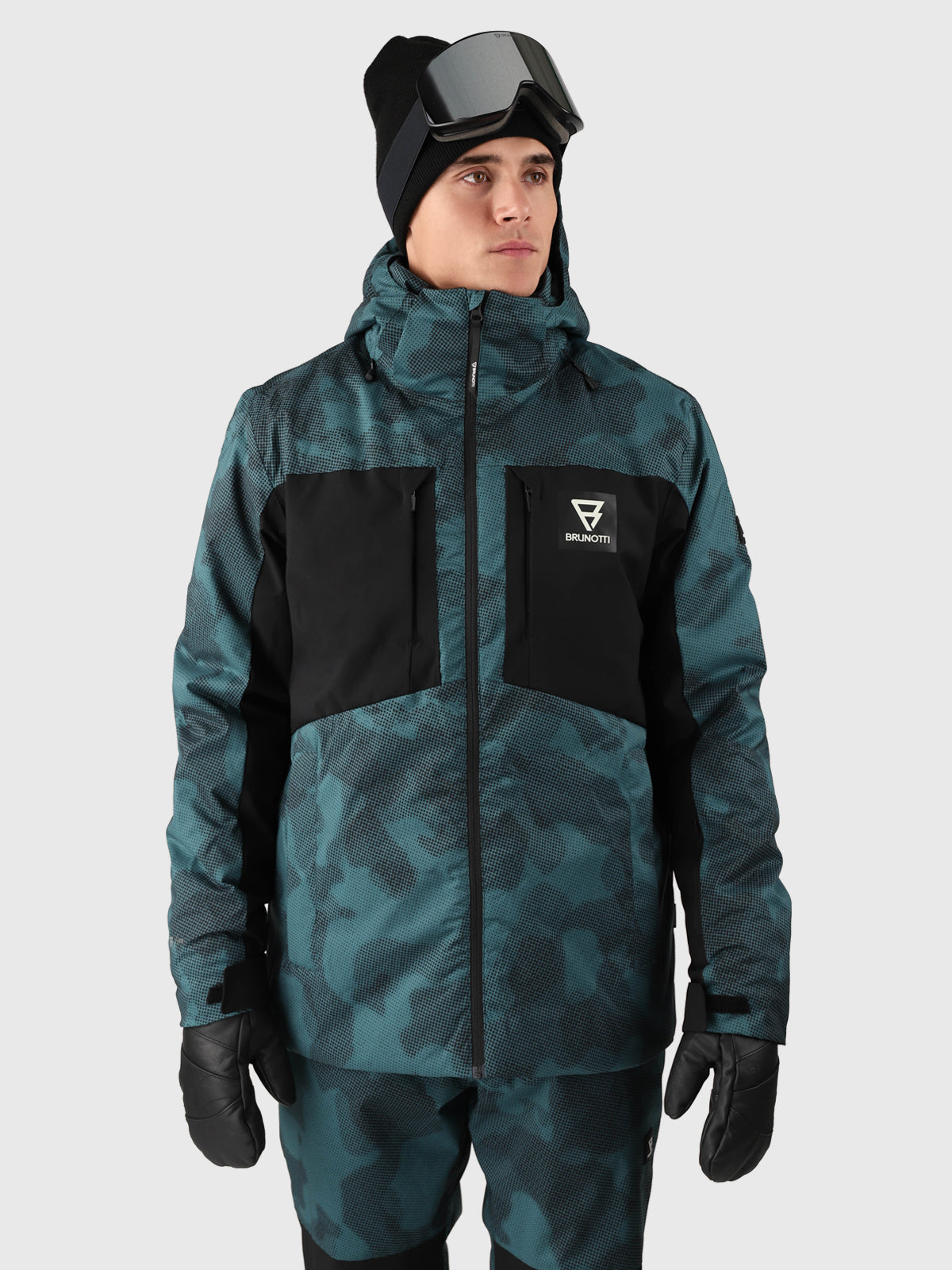 Reborn Herren Skijacke | Fuel Green