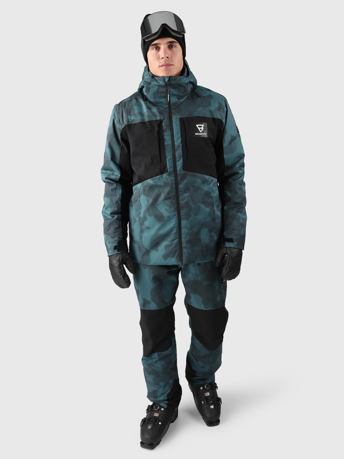 Reborn Herren Skijacke | Fuel Green