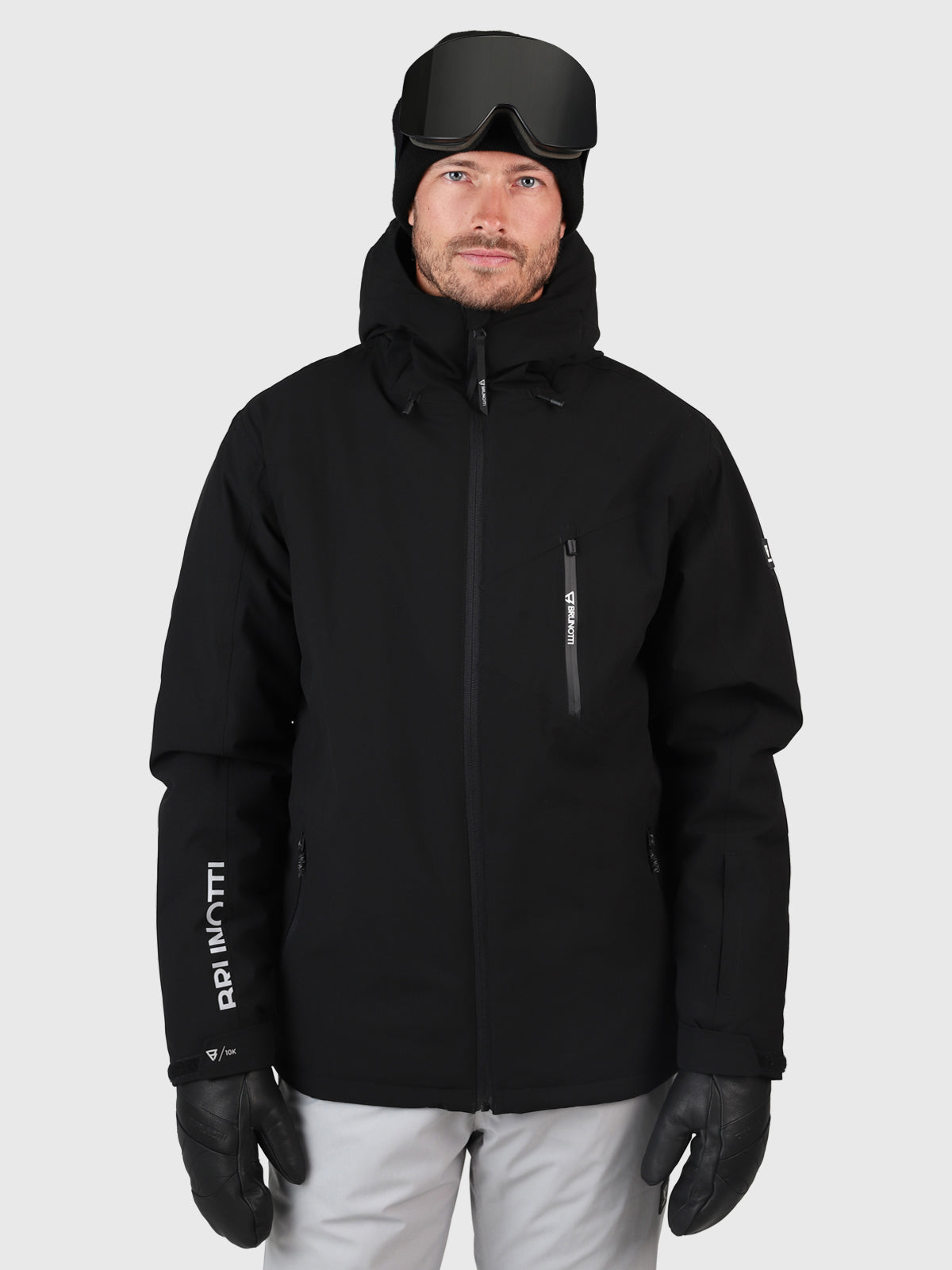 Navigatonio Men Snow Jacket | Black