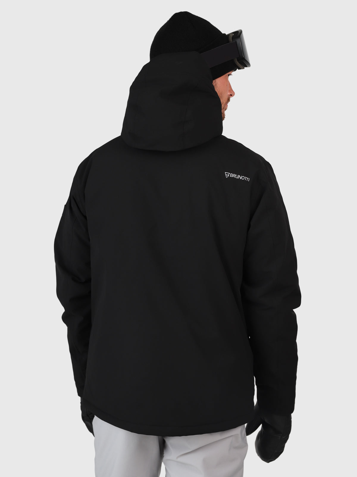 Navigatonio Men Snow Jacket | Black