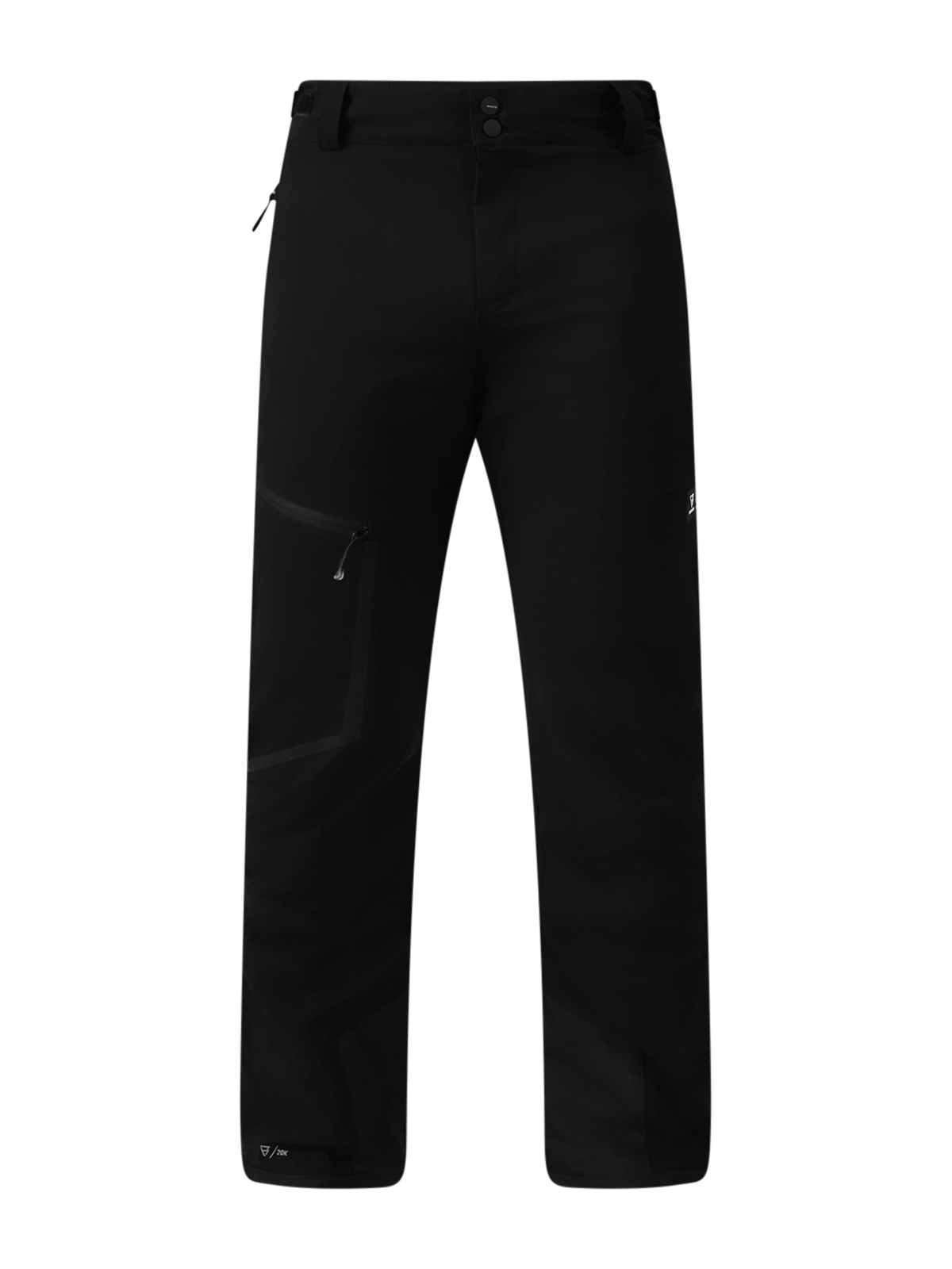 Kaiden Herren Softshell Skihose | Black