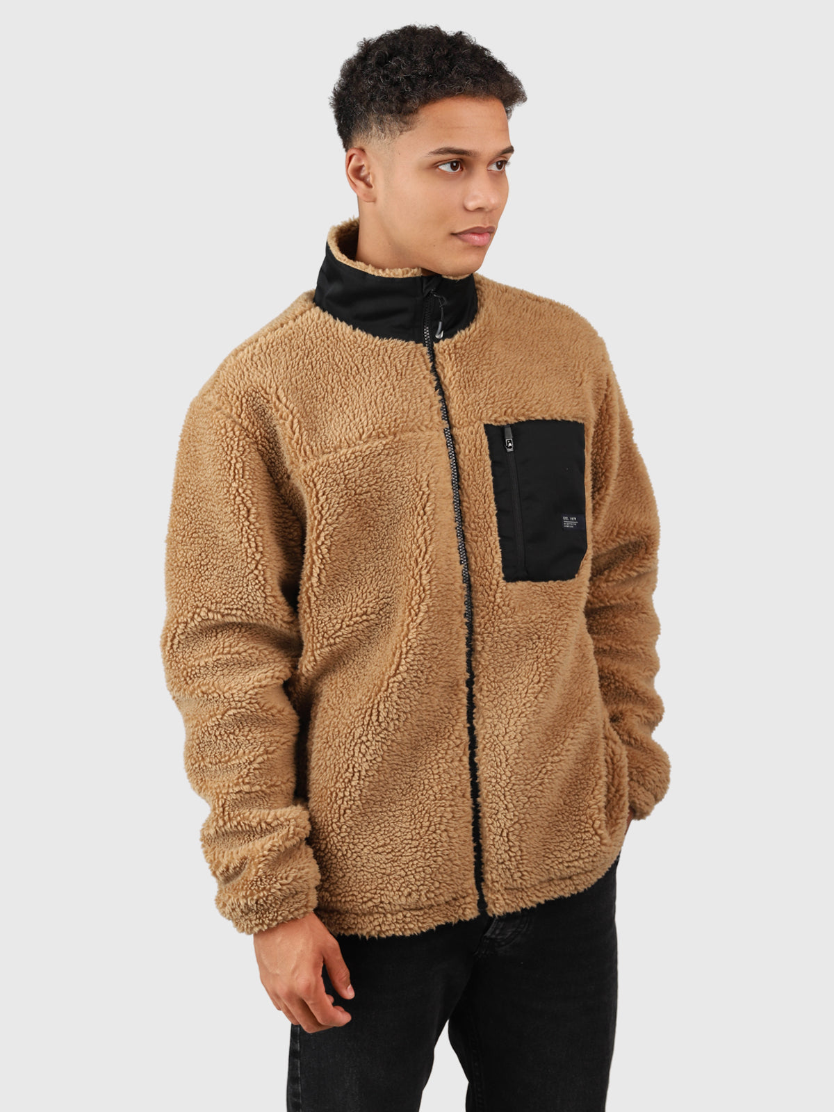 Renziost Heren Fleece Jas | Desert