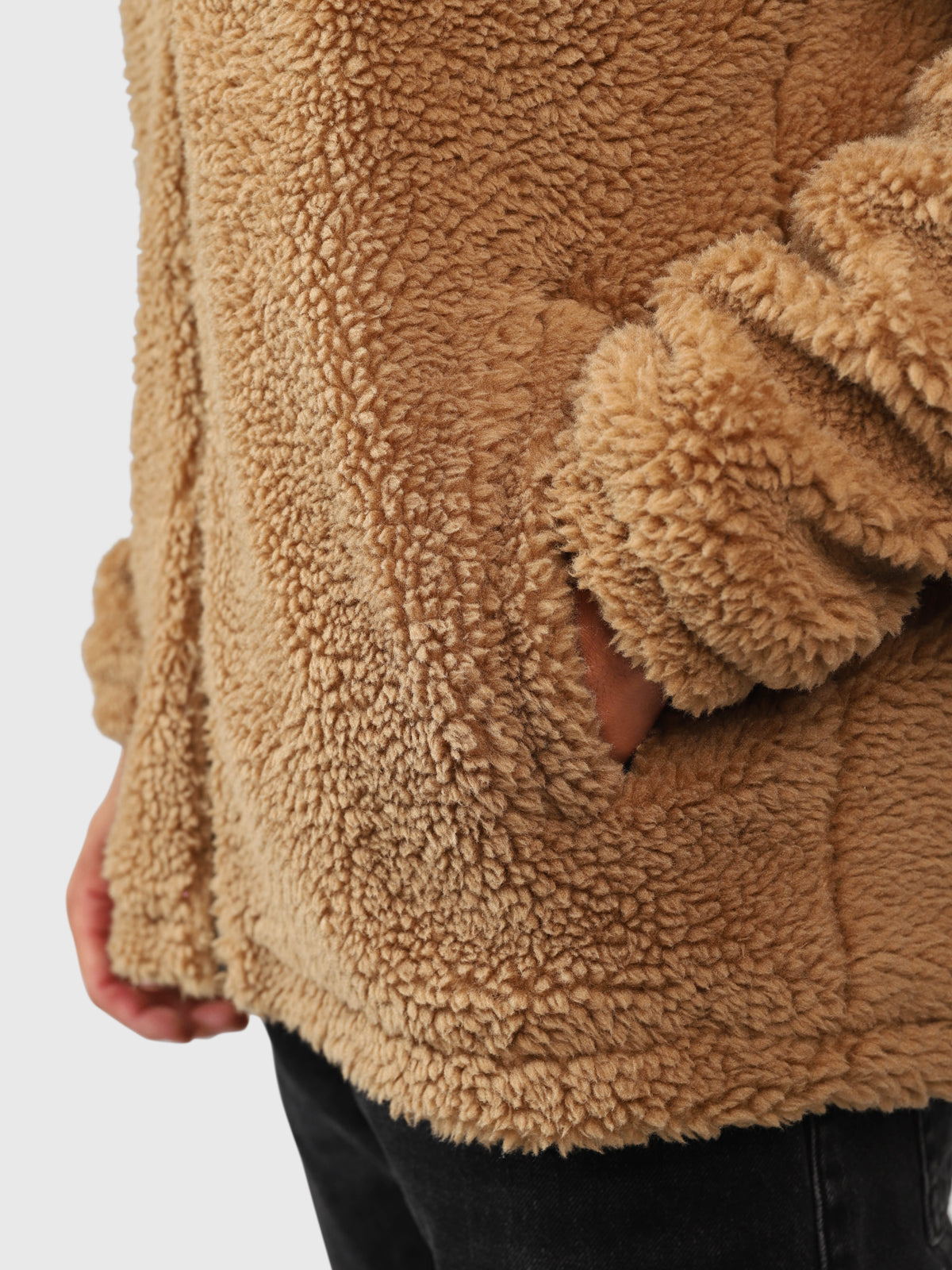 Renziost Heren Fleece Jas | Desert