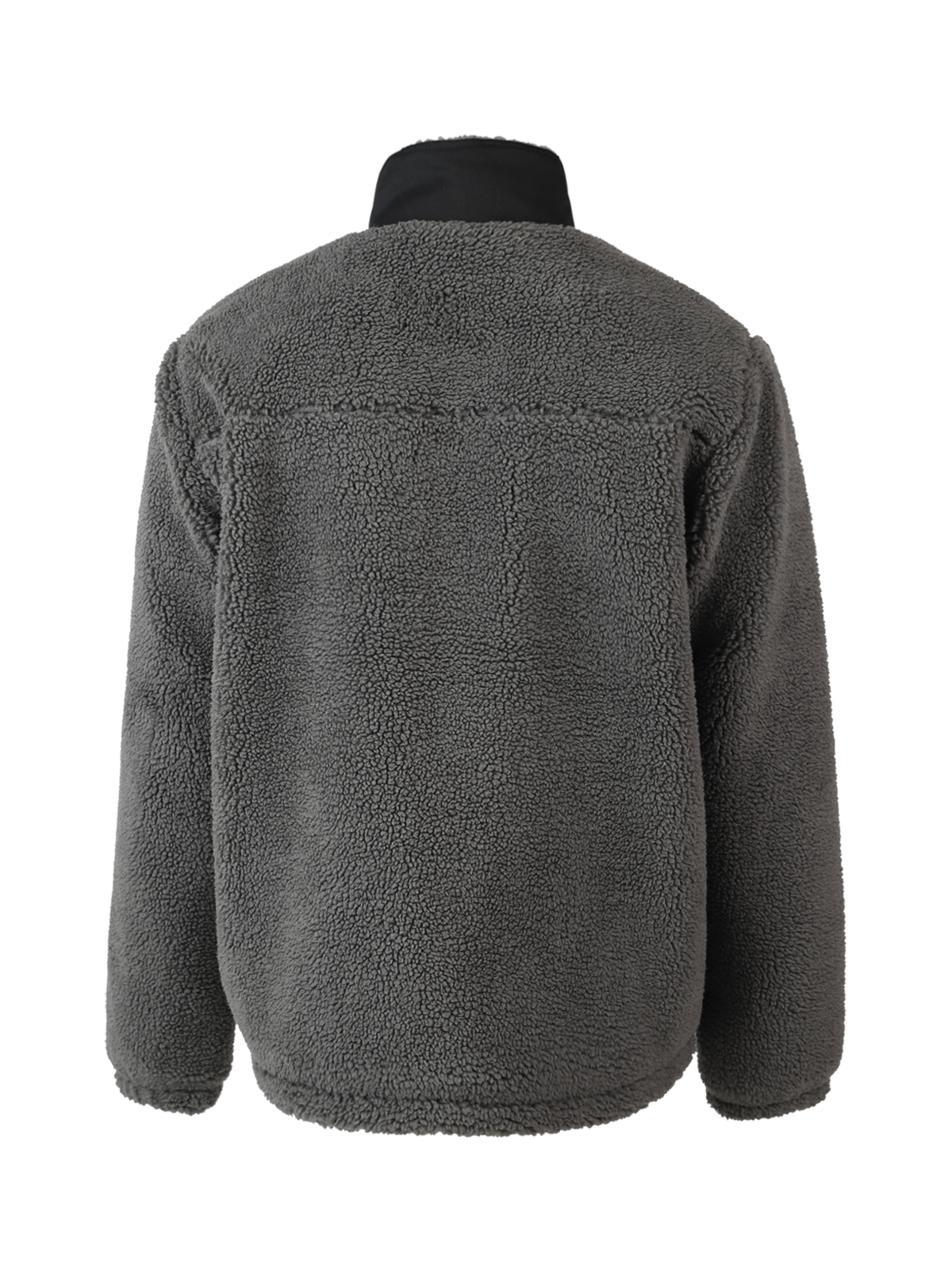 Renziost Heren Teddy Fleece Jas | Mud Green