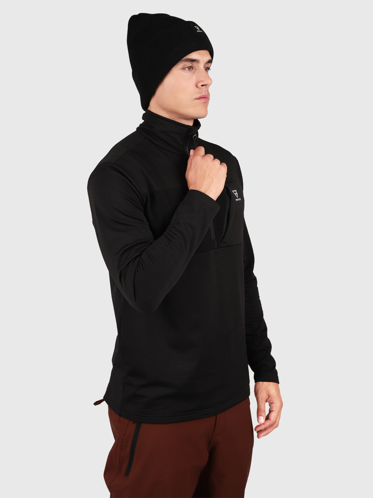 Mattia Men Fleece | Black