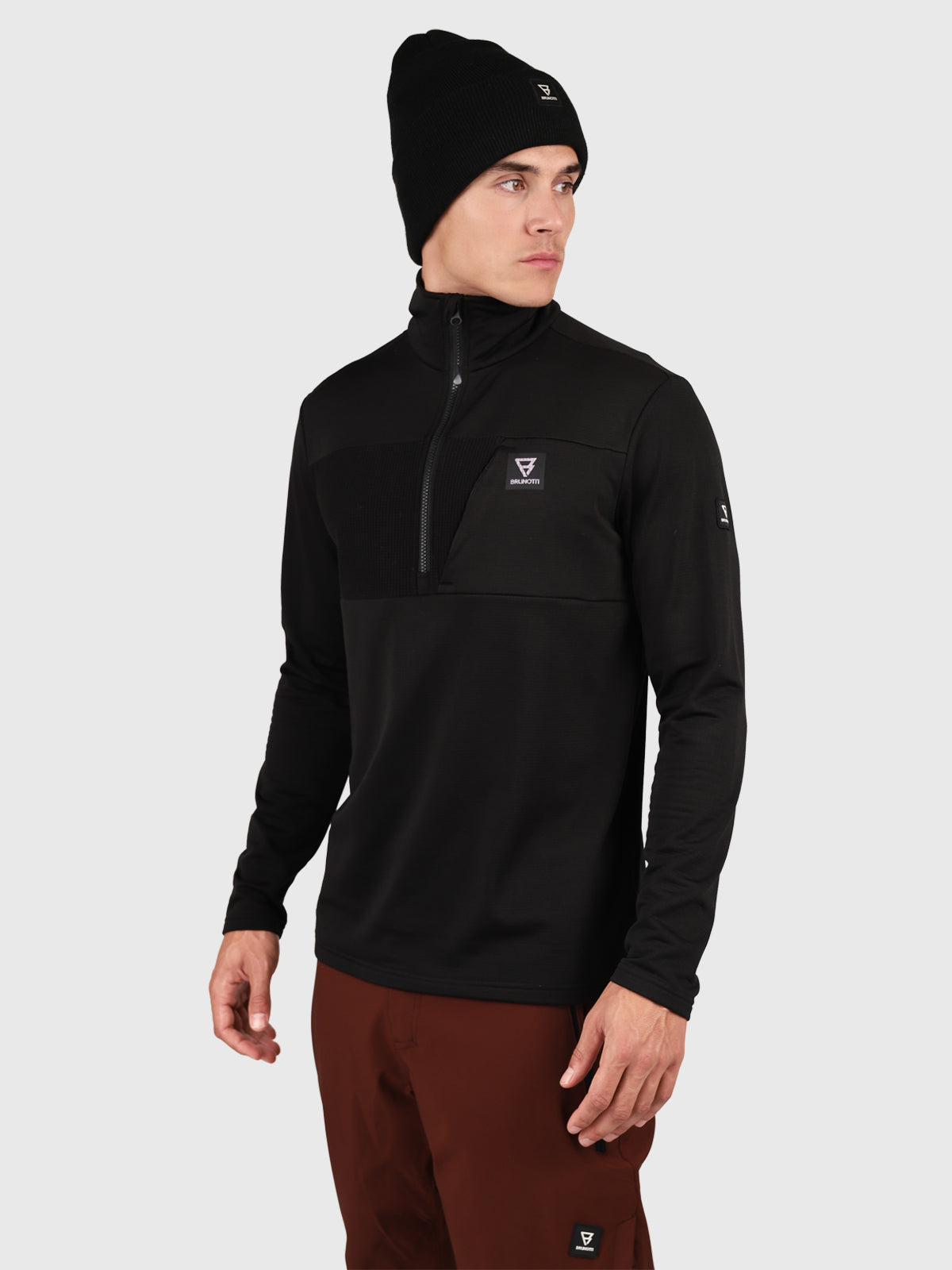 Mattia Men Fleece | Black