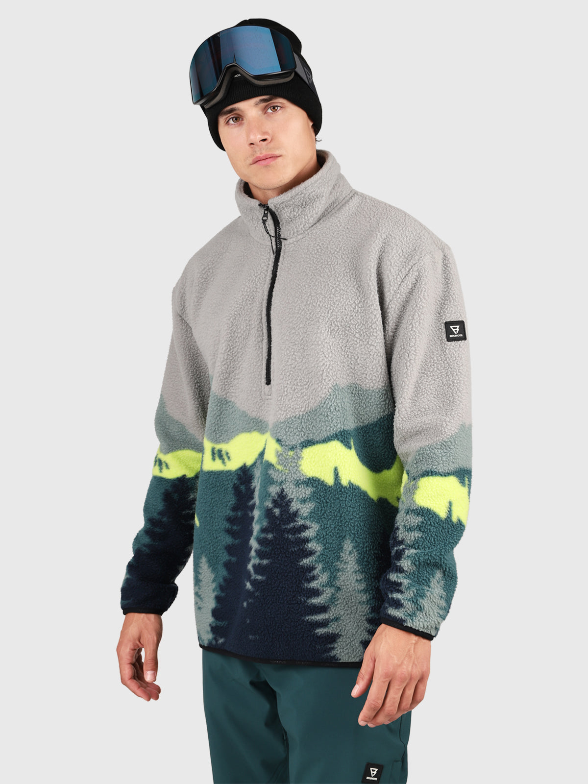 Rodrigo-Mountain Heren Fleece | Fuel Green