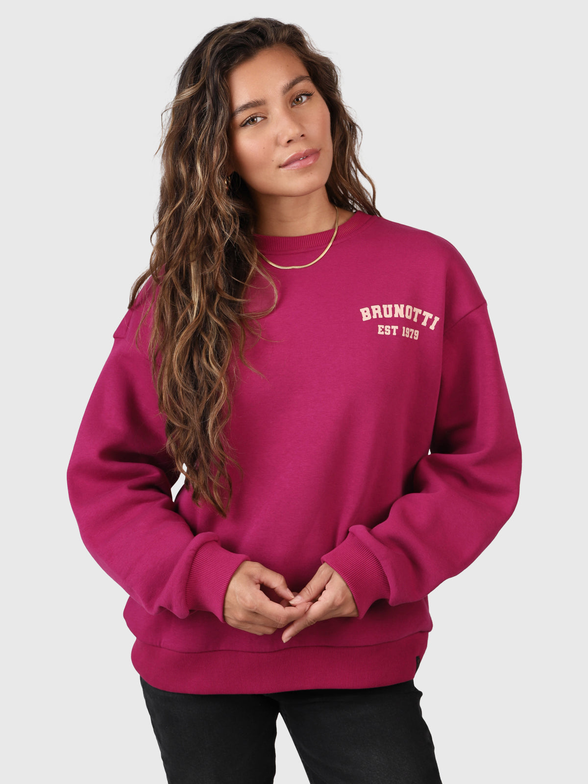 Alm Damen Sweatshirt | Fuchsia