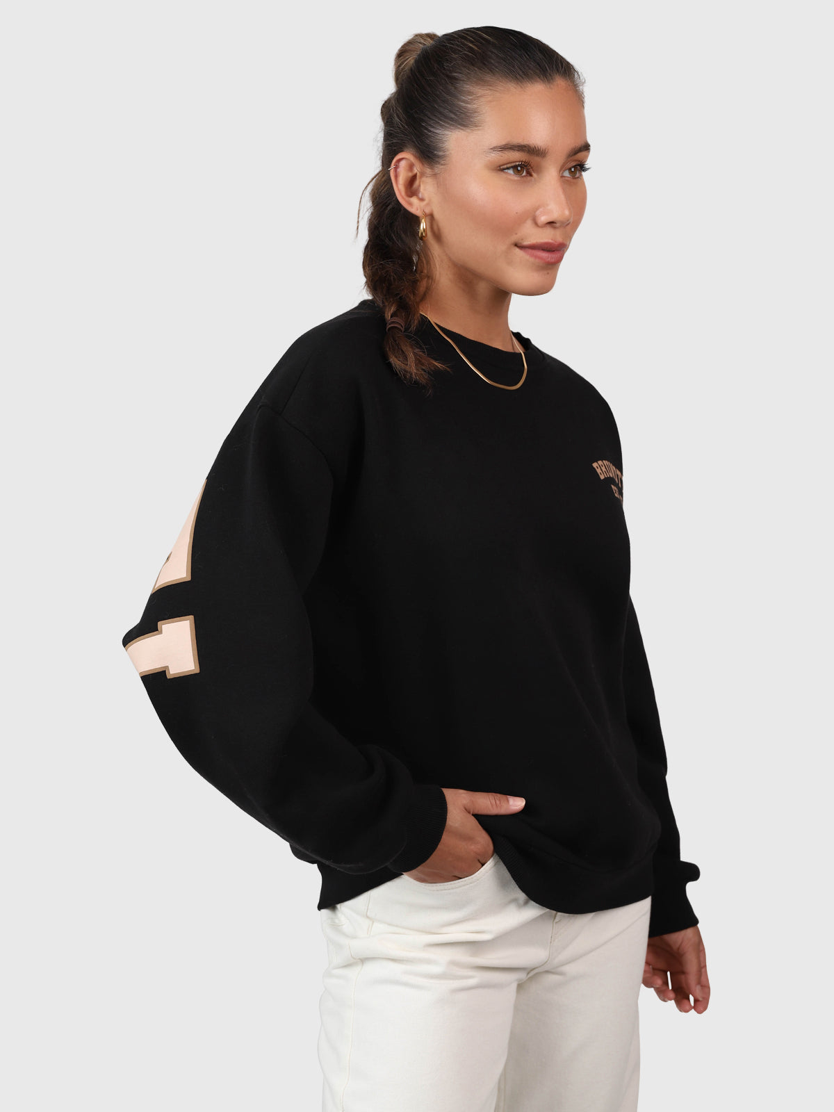 Alm Dames Sweater | Zwart