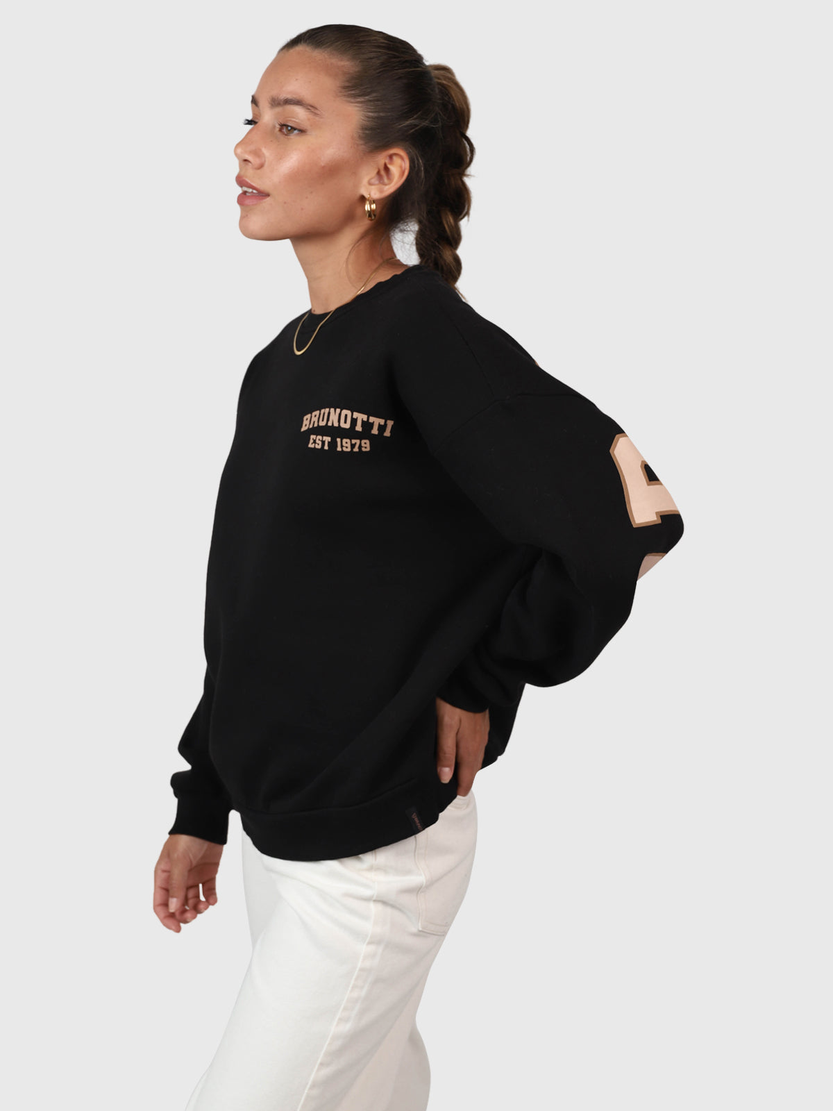 Alm Dames Sweater | Zwart