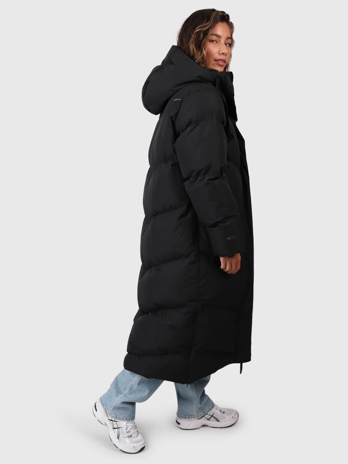 Bigsury Women Long Puffer Coat | Black