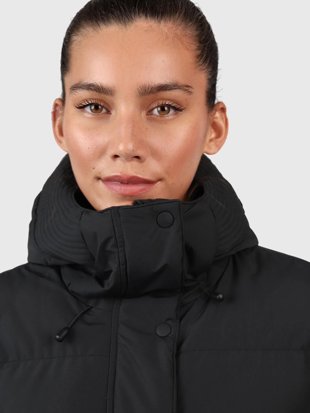 Madwell Damen Puffer Mantel | Schwarz