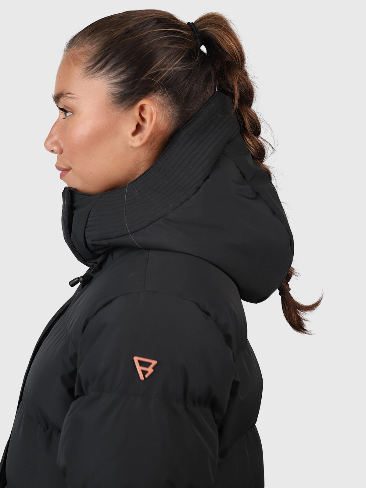 Madwell Damen Puffer Mantel | Schwarz