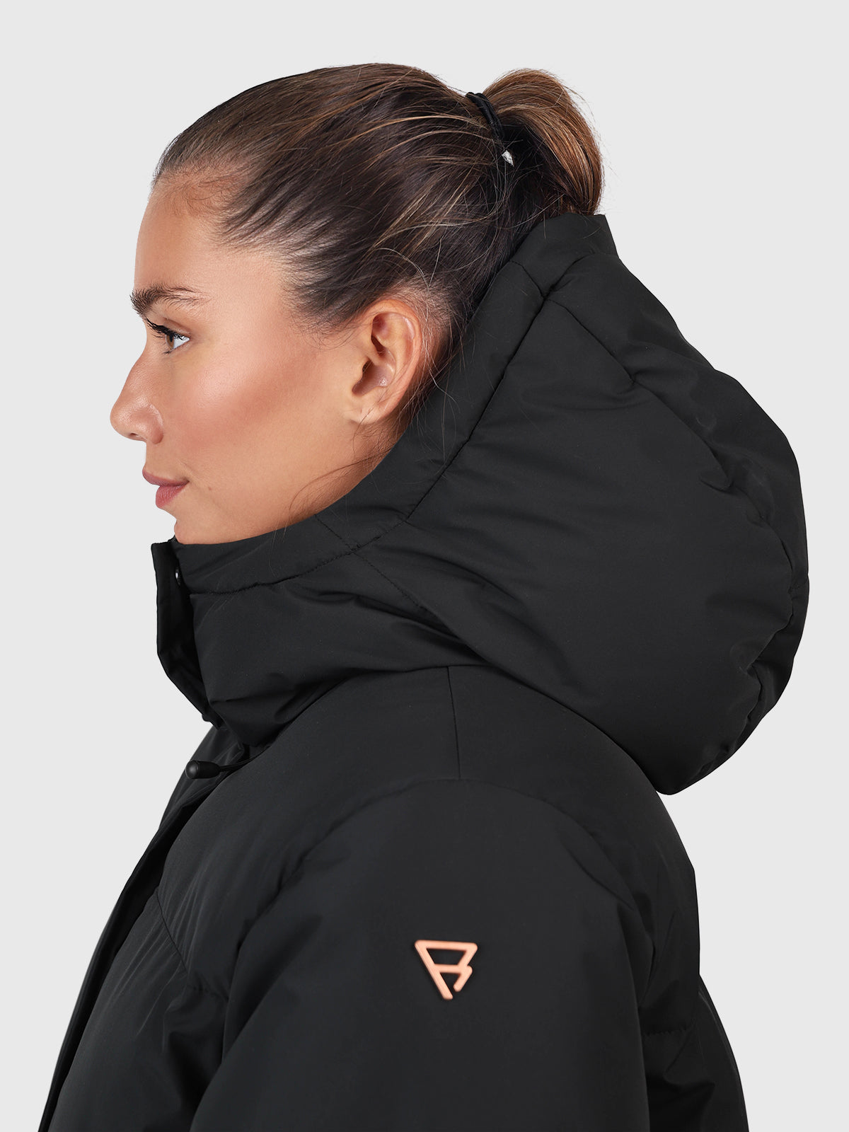 Miri Dames Puffer Jas | Zwart