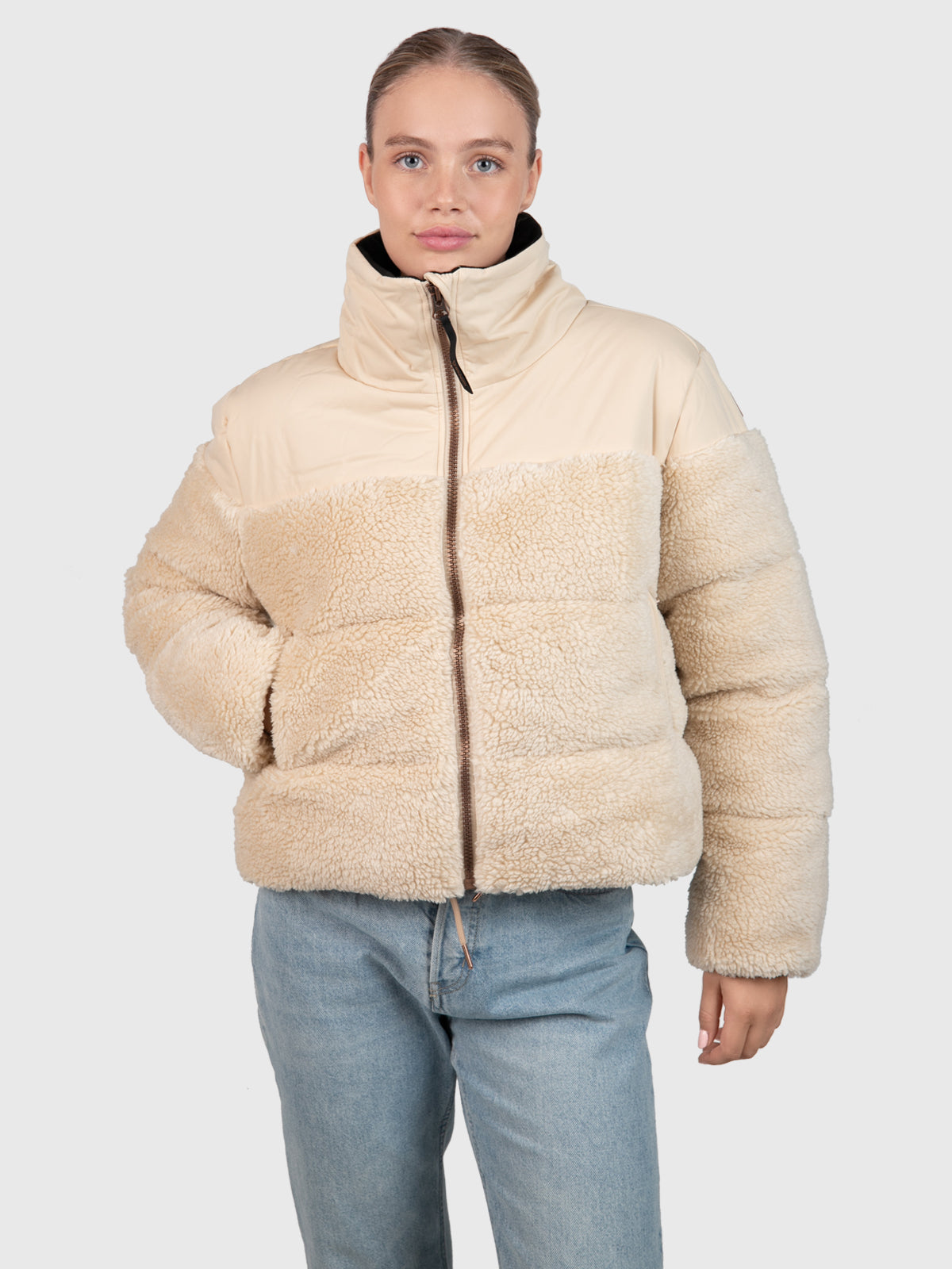 Teddy Damen Teddy Pufferjacke | Canvas