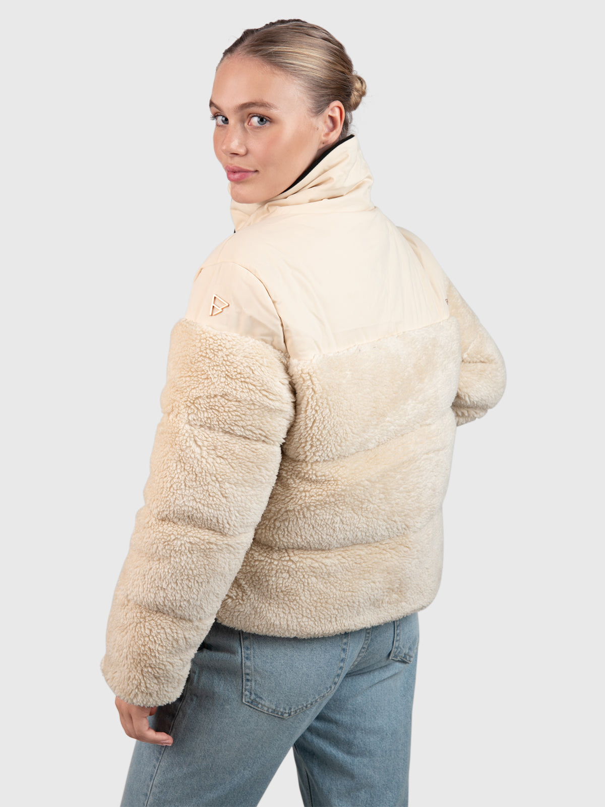 Teddy Women Teddy Puffer Jacket Canvas