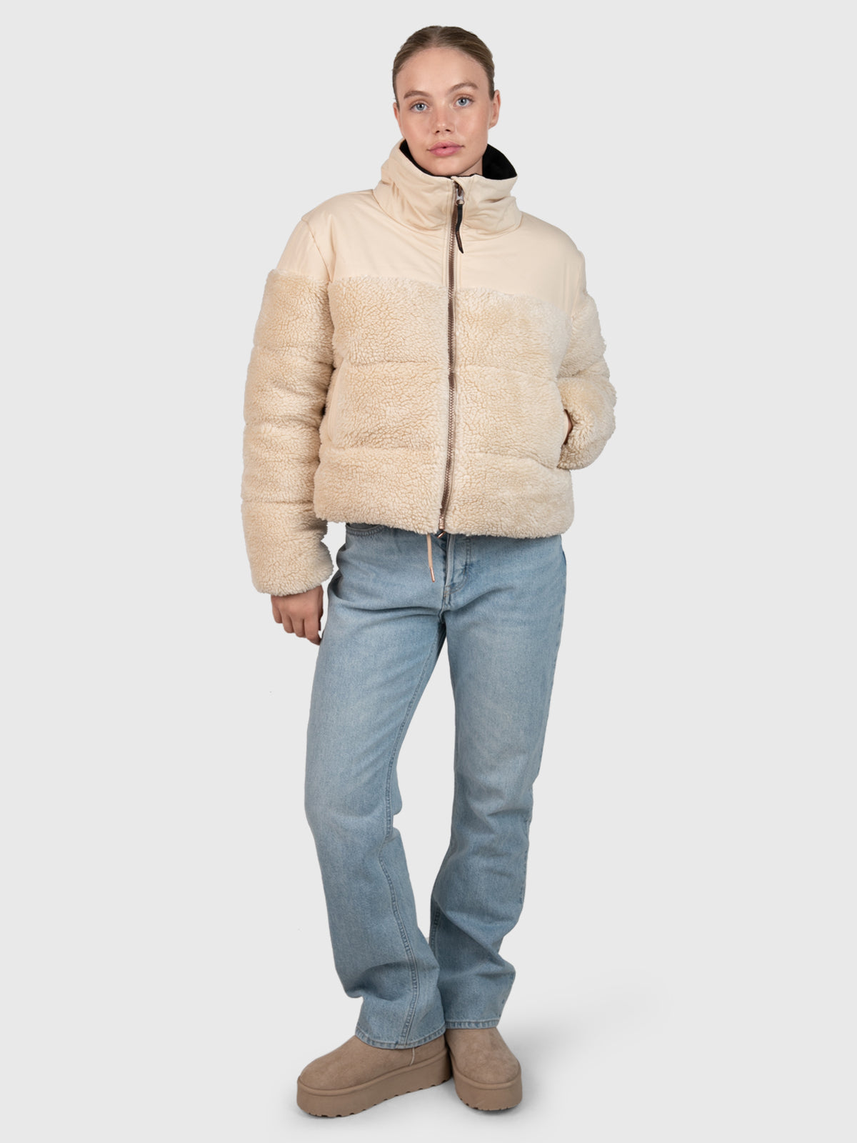 Teddy Dames Teddy Puffer Jas | Canvas