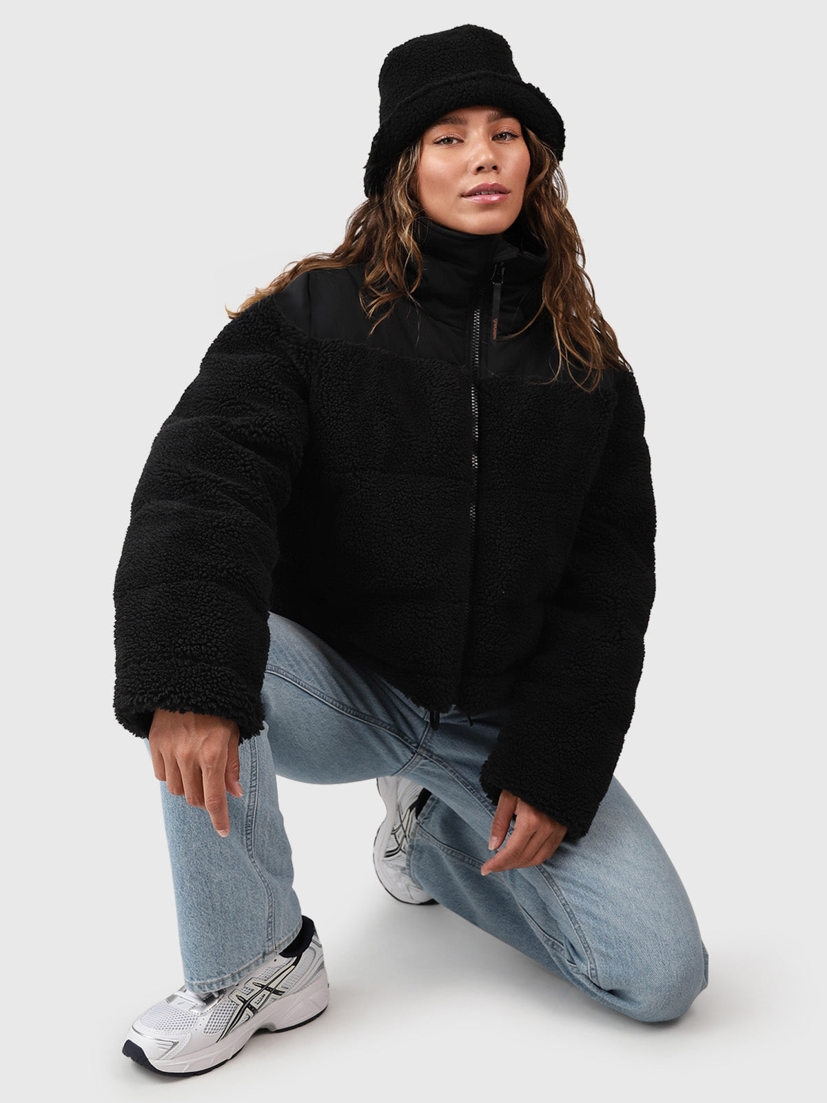 Teddy Dames Teddy Puffer Jas | Zwart