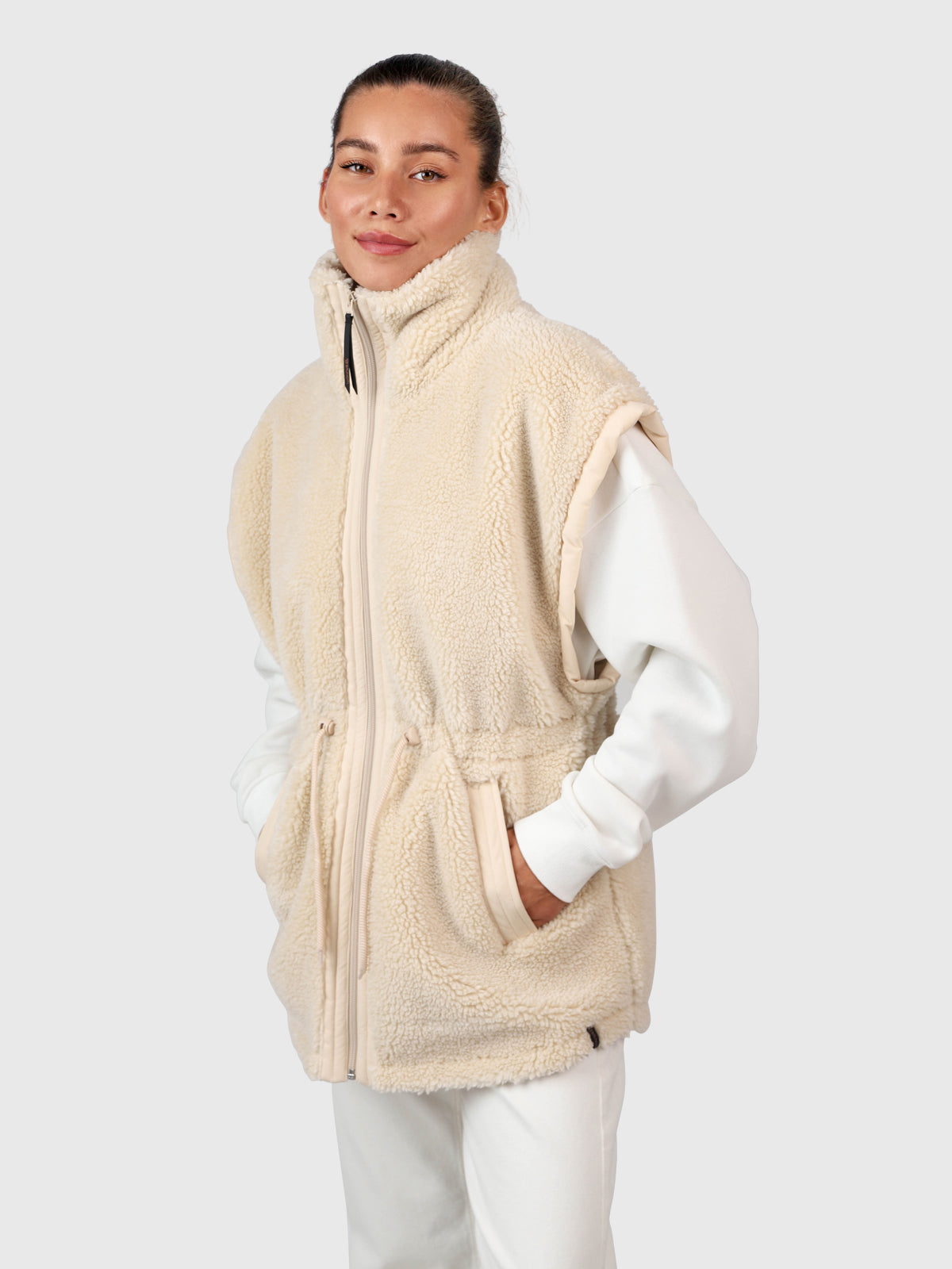 Marie Women Teddy Fleece Bodywarmer | Canvas