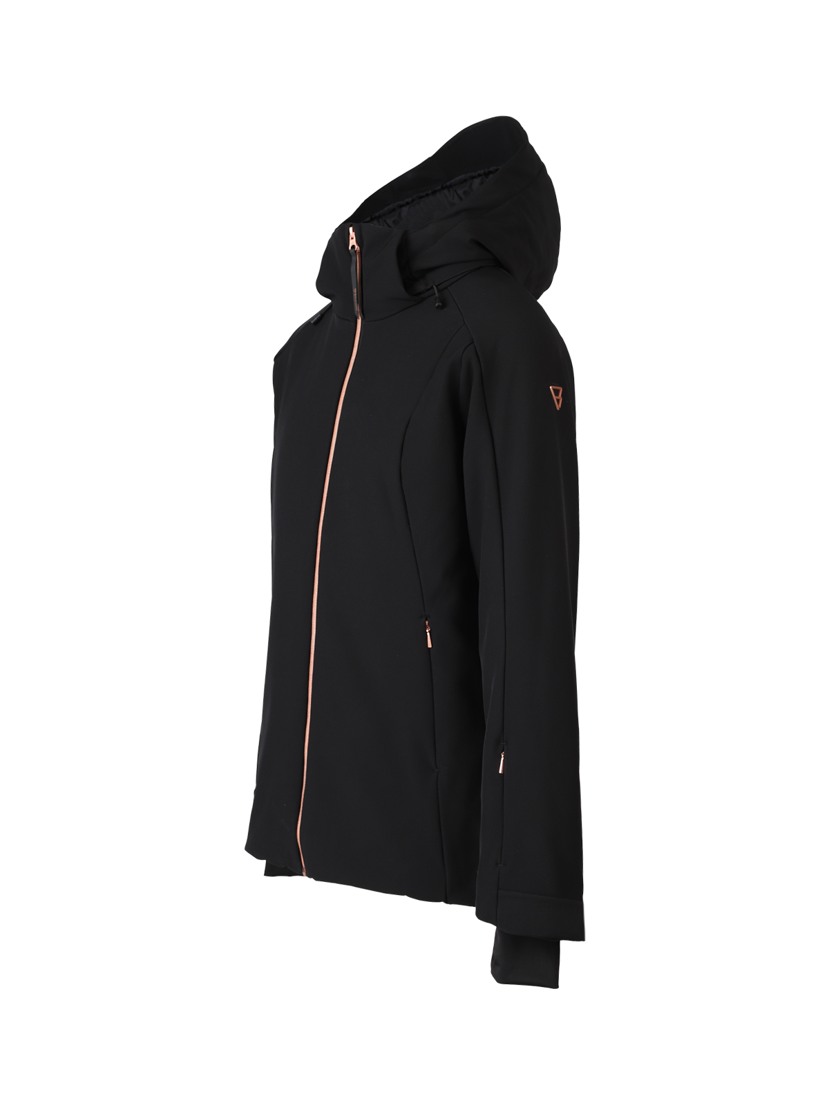 Aria Dames Softshell Ski Jas | Zwart