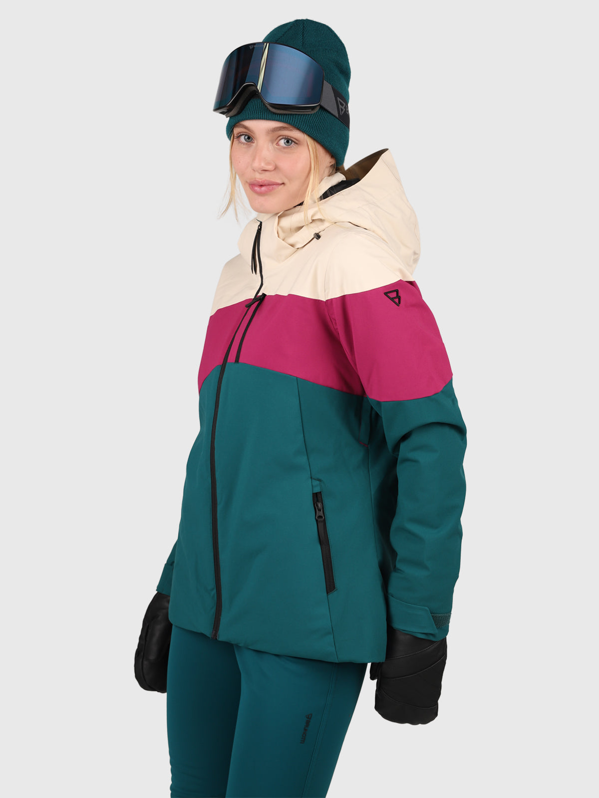 Fastonia Dames Ski Jas | Evergreen