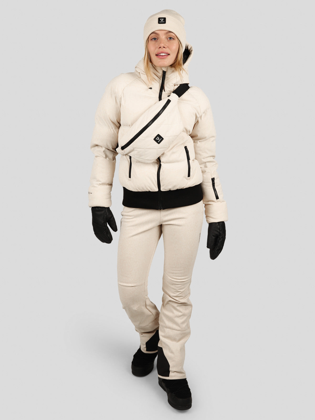 Firecrown Damen Puffer Skijacke | Canvas