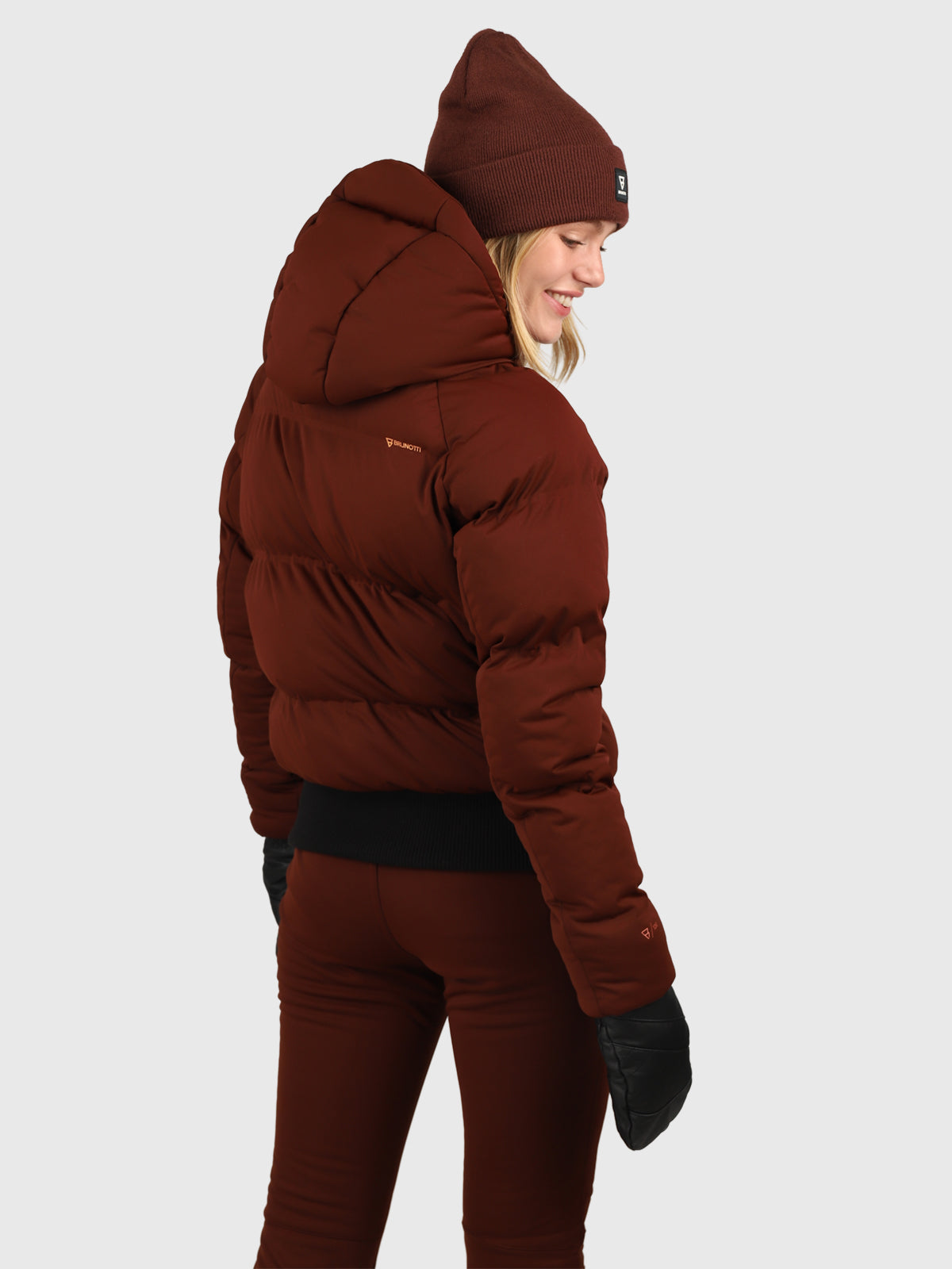 Firecrown Dames Puffer Ski Jas | Port