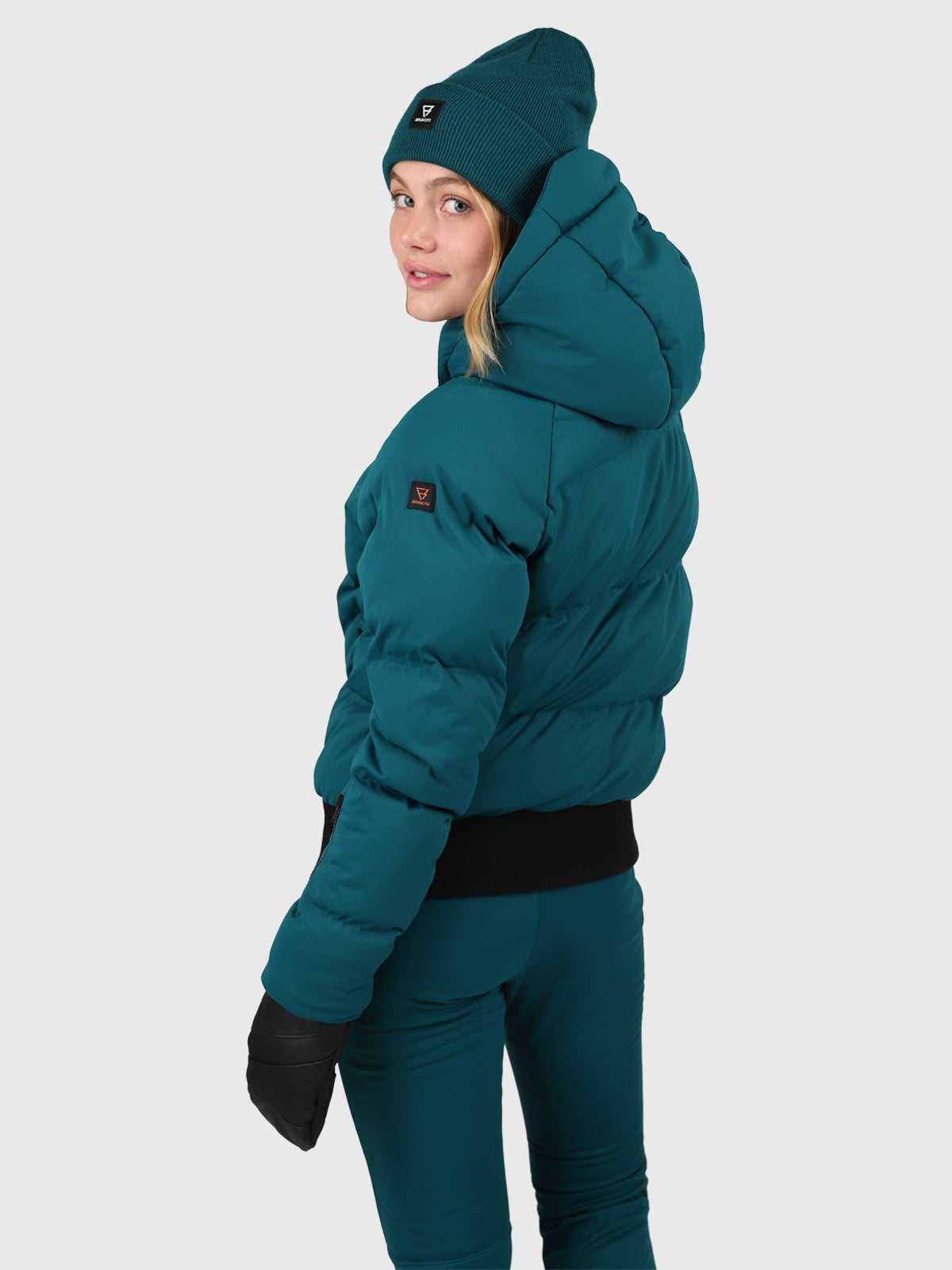 Firecrown Damen Puffer Skijacke | Evergreen