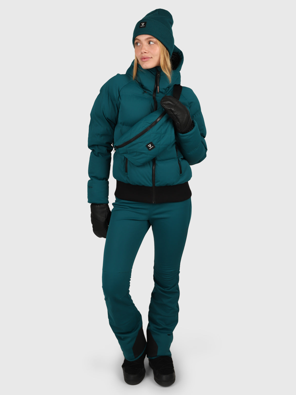 Firecrown Women Puffer Snow Jacket | Evergreen