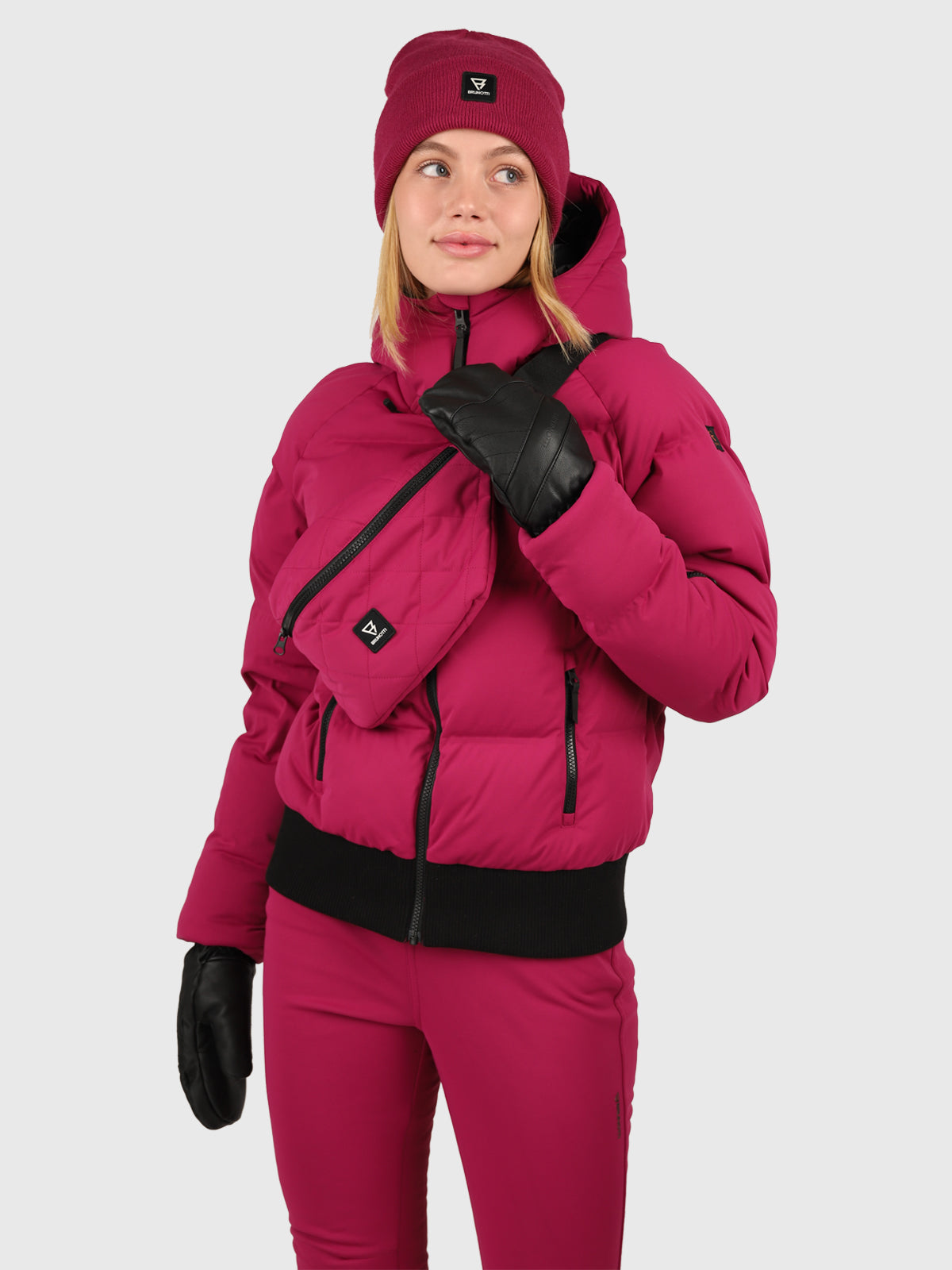 Firecrown Dames Puffer Ski Jas | Fuchsia