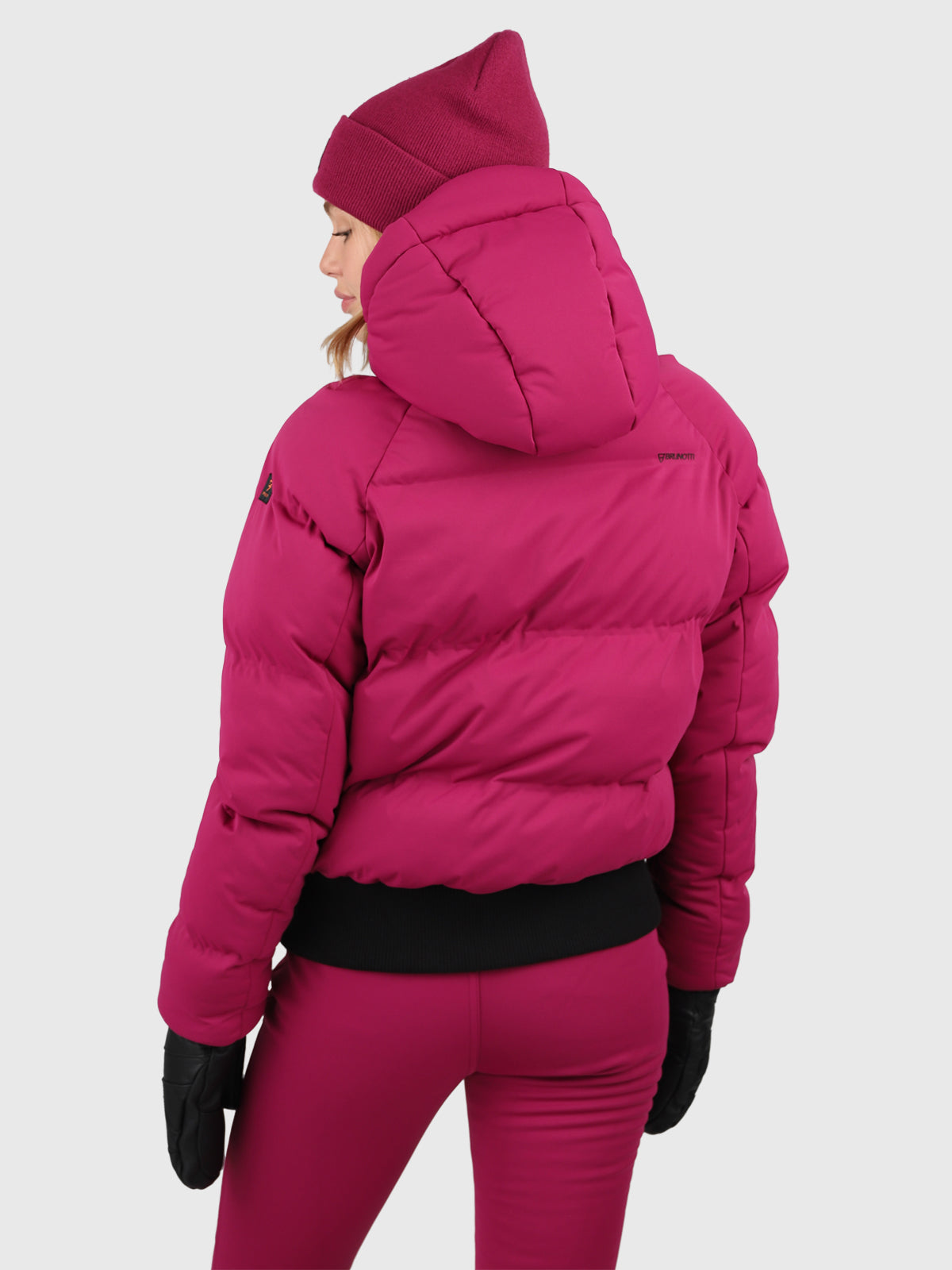 Firecrown Damen Puffer Skijacke | Fuchsia