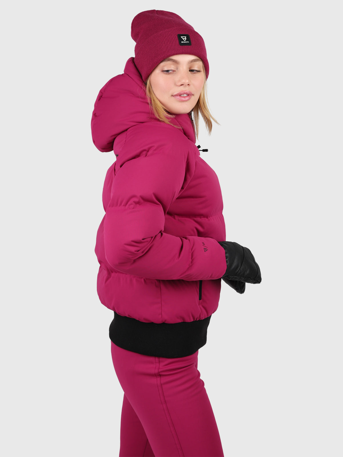 Firecrown Women Puffer Snow Jacket | Fuchsia