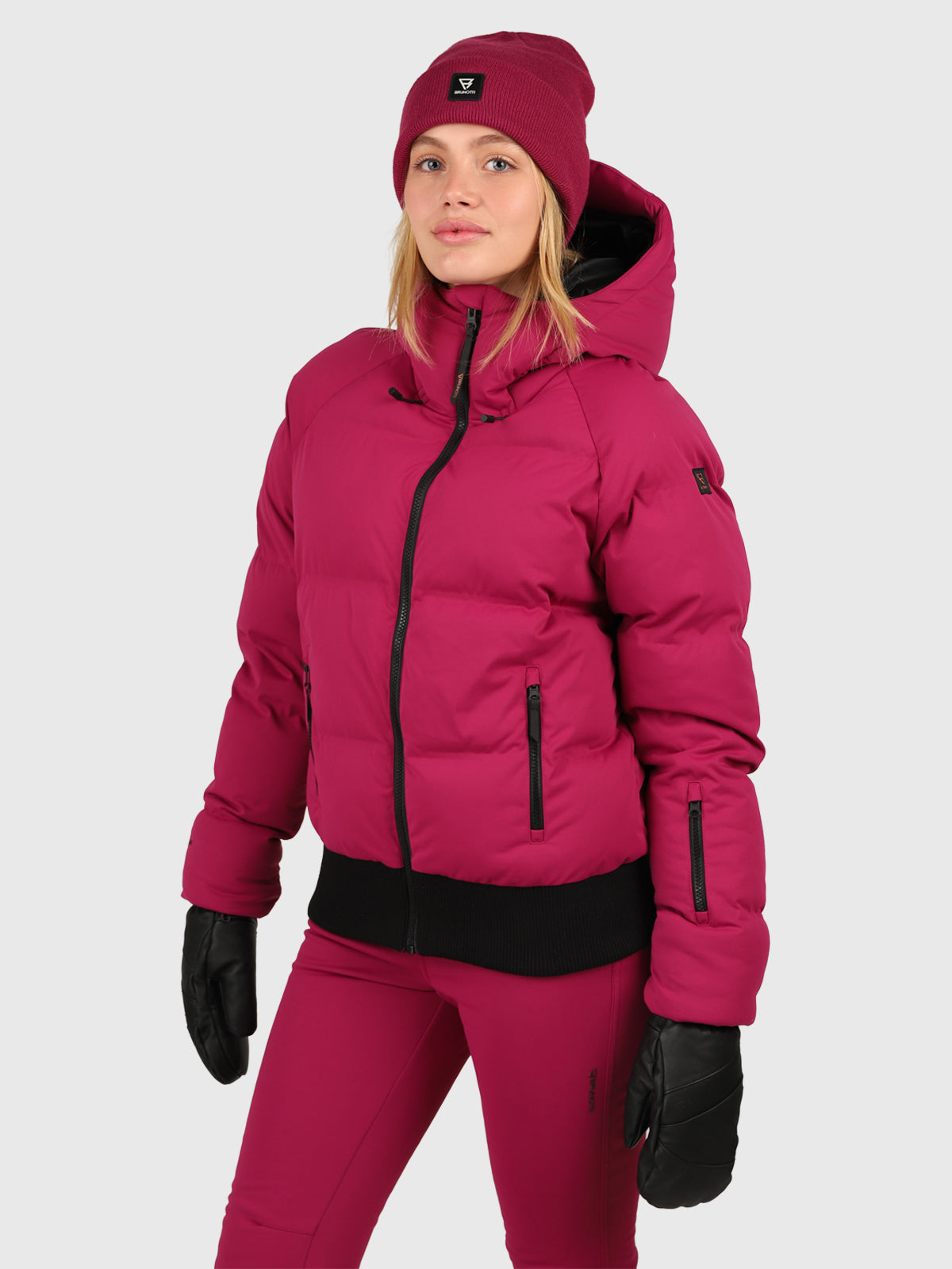 Firecrown Women Puffer Snow Jacket | Fuchsia