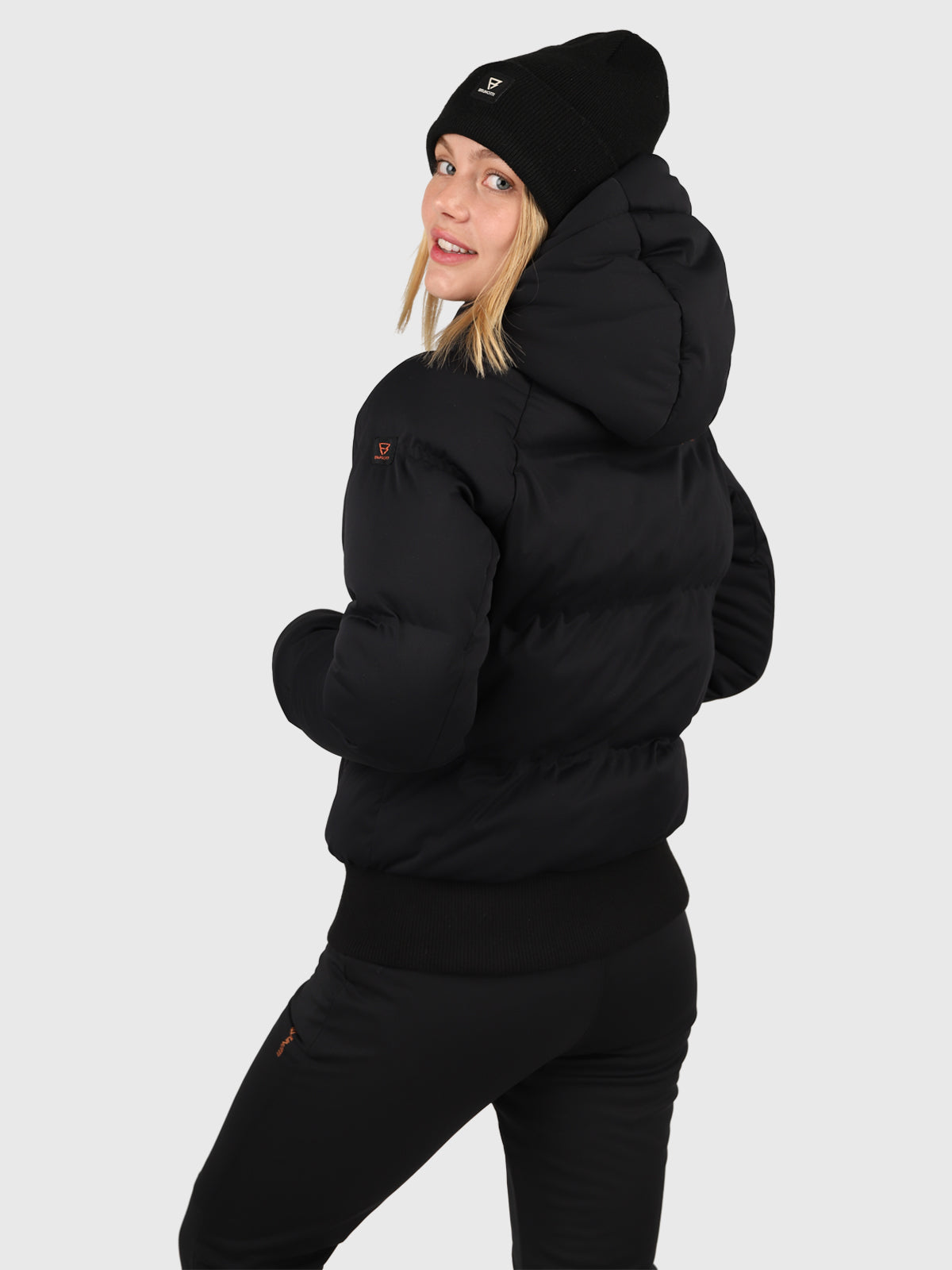 Firecrown Dames Puffer Ski Jas | Zwart