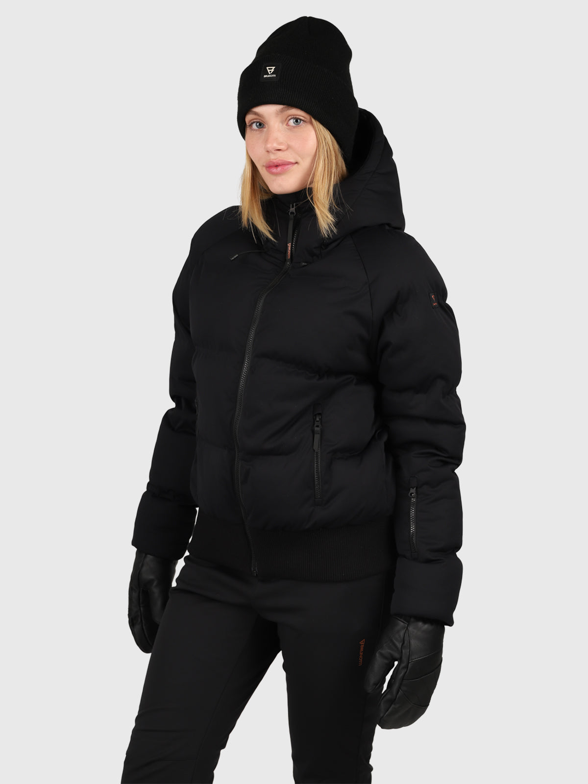 Firecrown Dames Puffer Ski Jas | Zwart