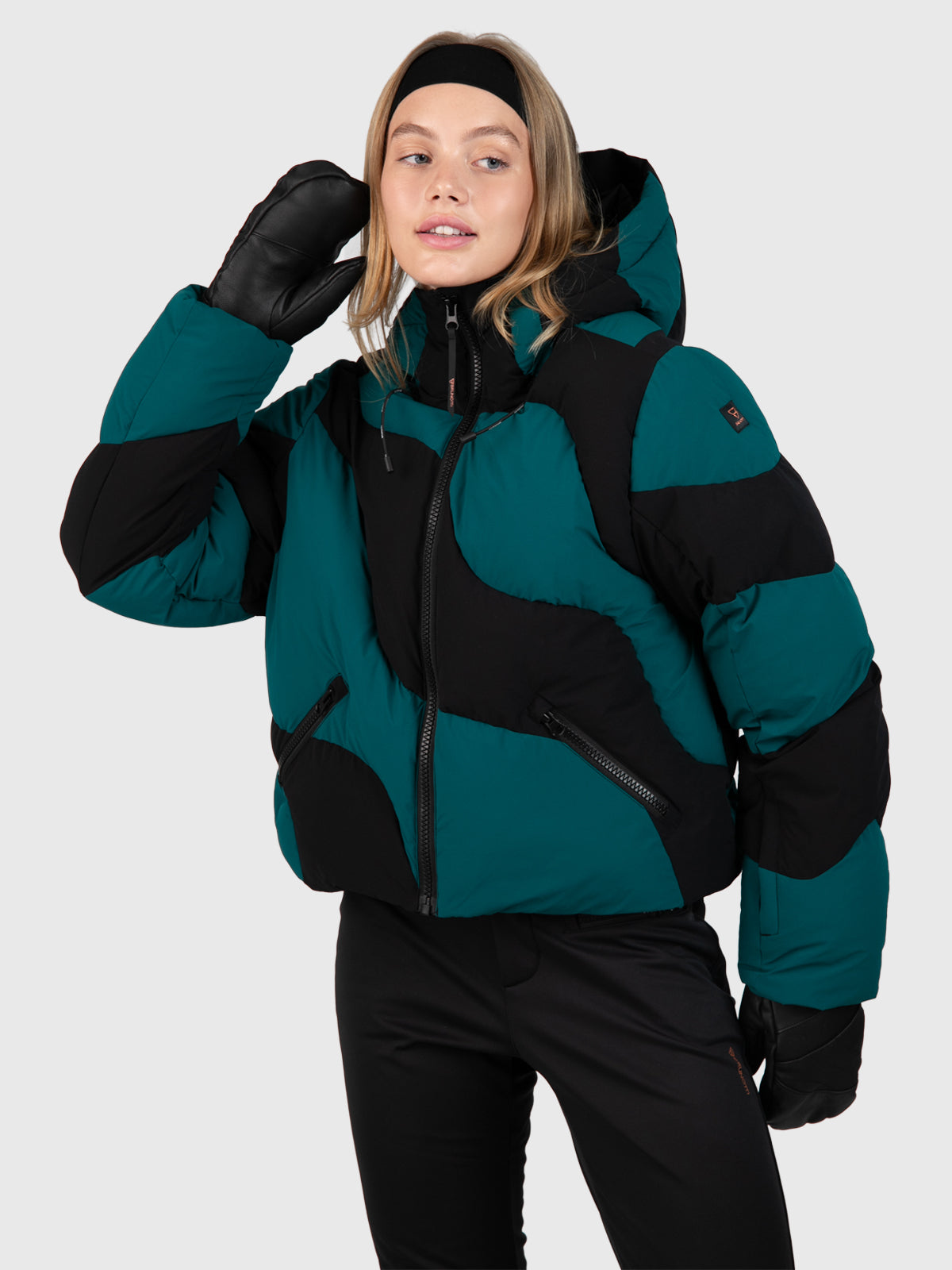 Maryski Women Puffer Snow Jacket | Evergreen