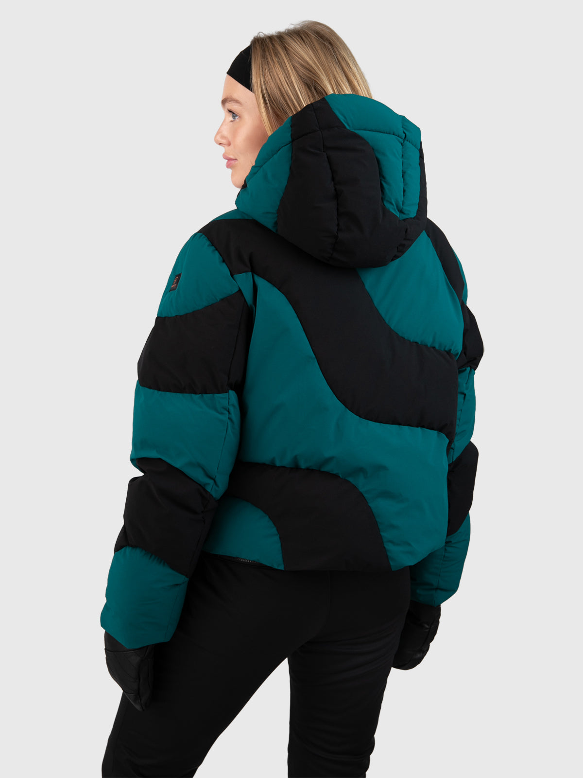 Maryski Dames Puffer Ski Jas | Evergreen