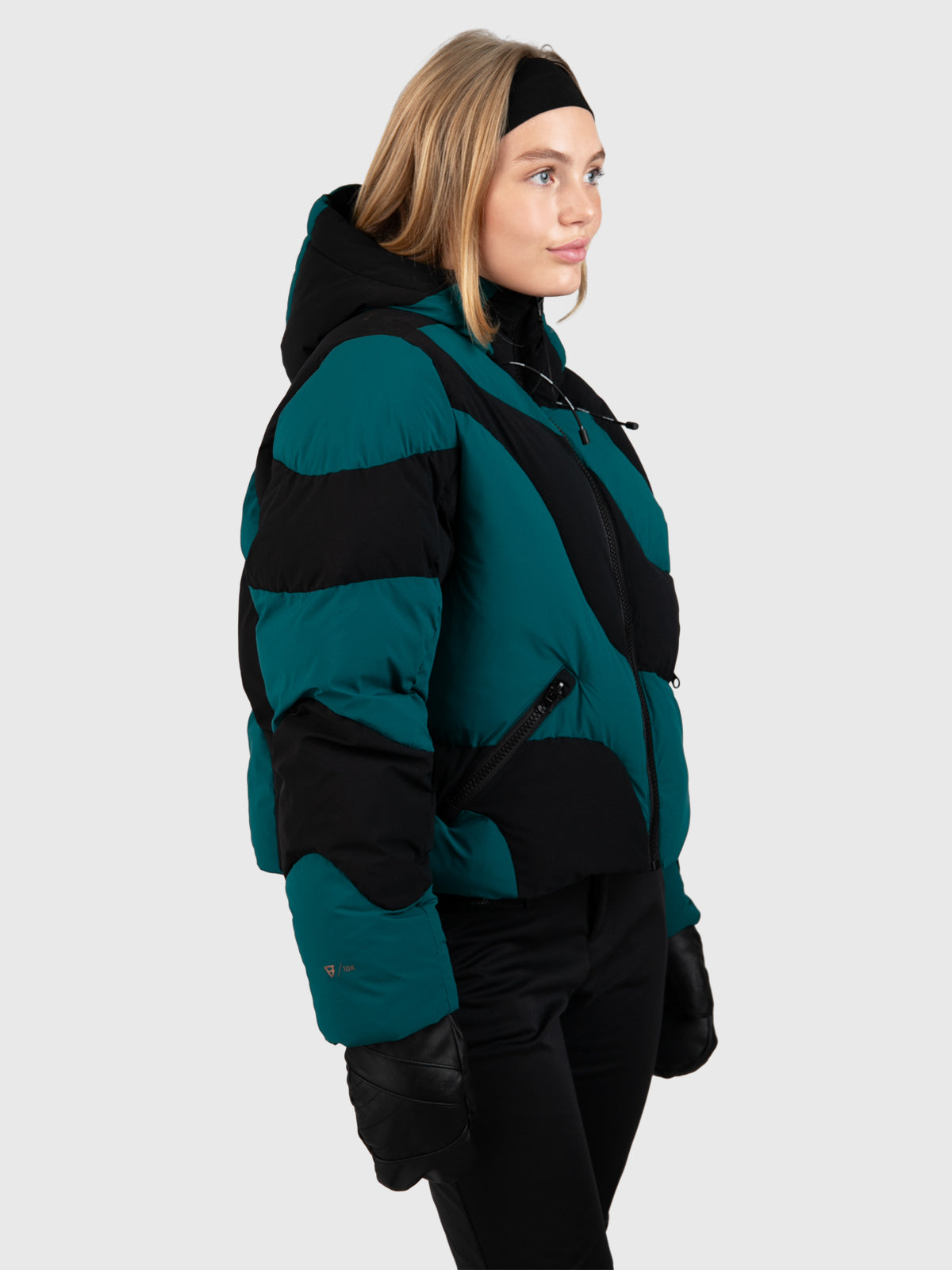 Maryski Dames Puffer Ski Jas | Evergreen