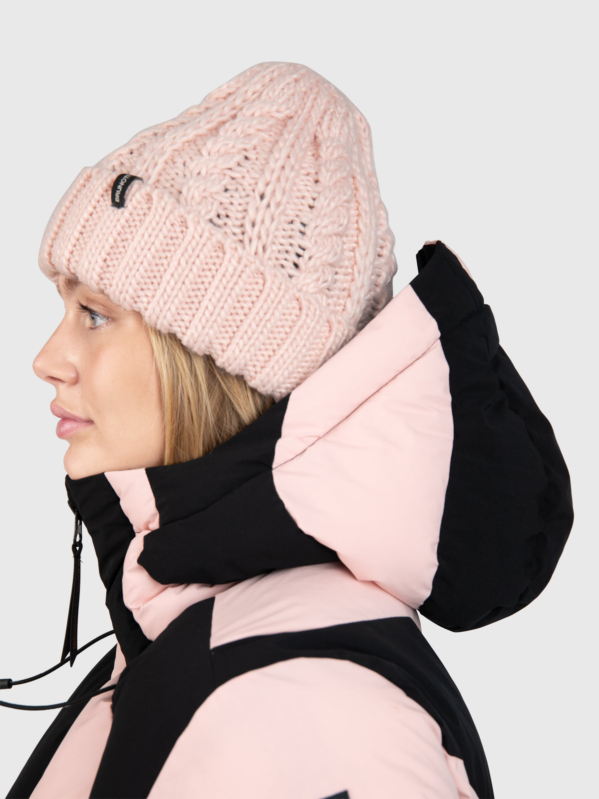 Maryski Dames Puffer Ski Jas | Soft Pink