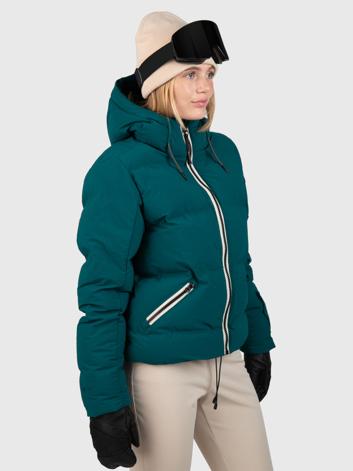 Cypress Dames Puffer Ski Jas | Evergreen