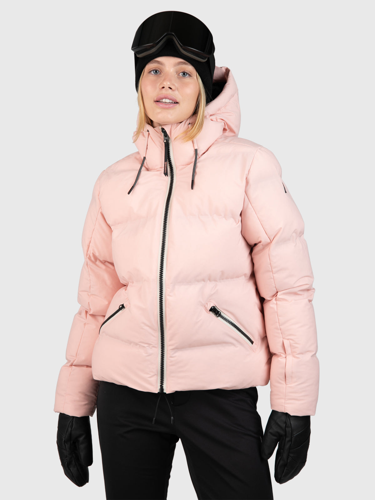 Cypress Dames Puffer Ski Jas | Soft Pink