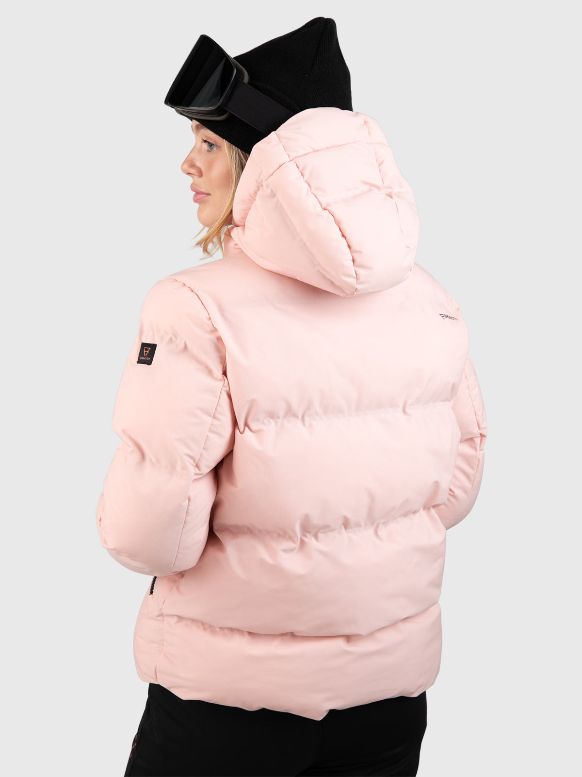 Cypress Dames Puffer Ski Jas | Soft Pink