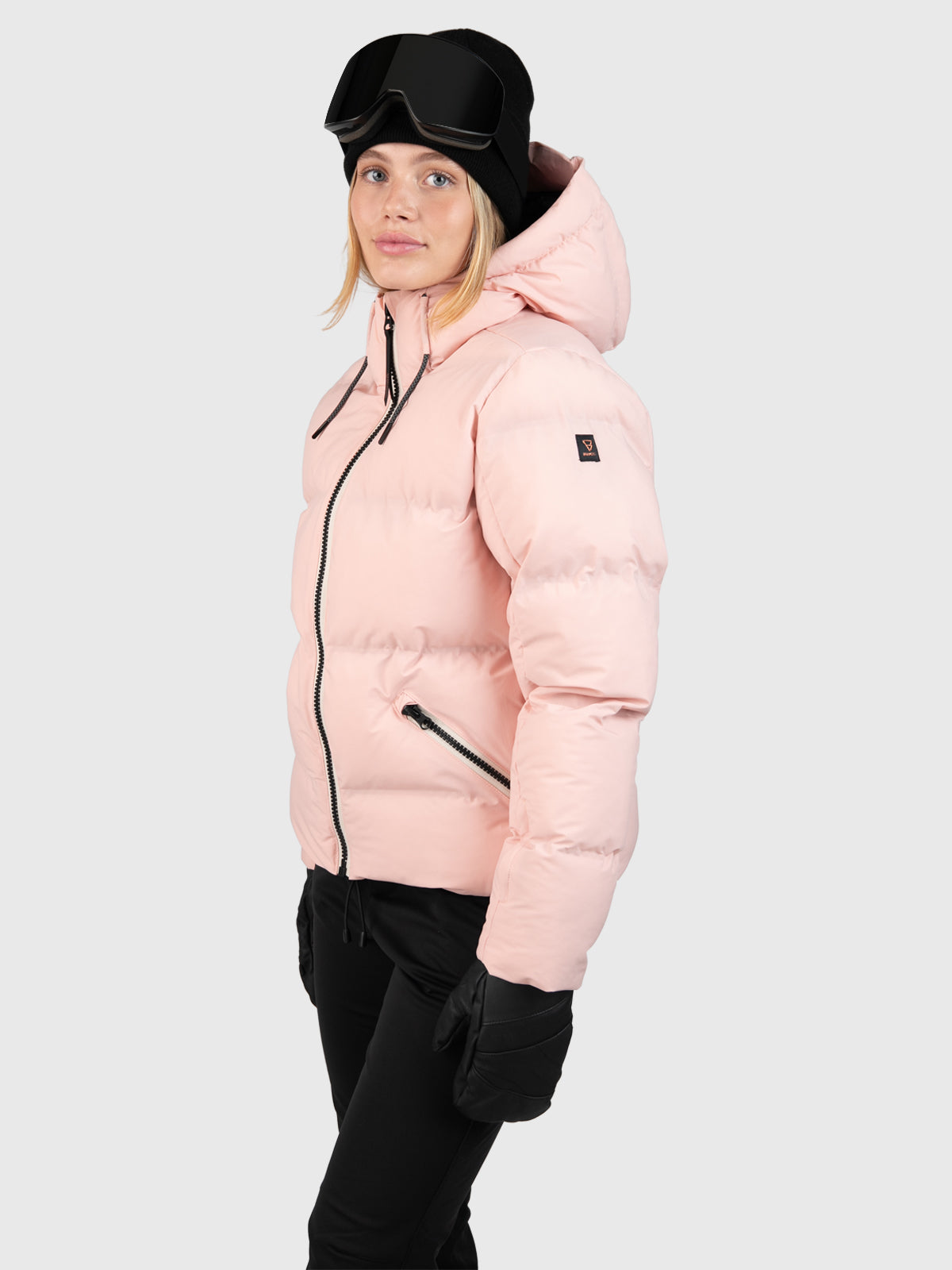 Cypress Dames Puffer Ski Jas | Soft Pink