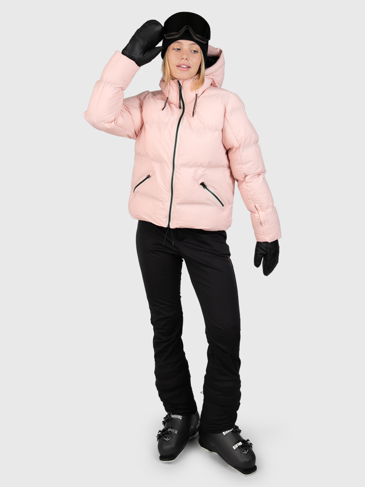 Cypress Dames Puffer Ski Jas | Soft Pink